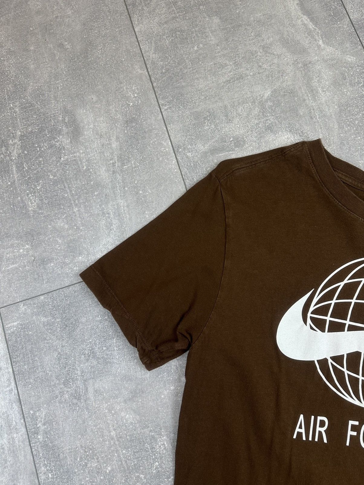 Nike Nike Air Force 1 Vintage Brown Tee Size US S / EU 44-46 / 1 - 3 Thumbnail