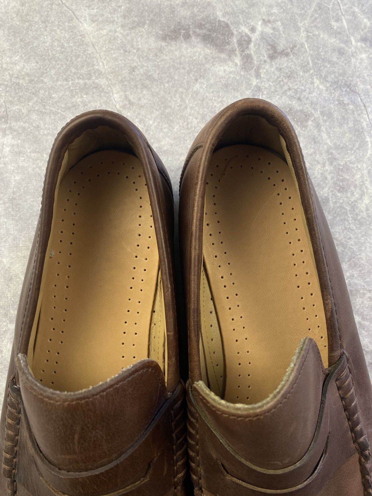 Other Jones Bootmaker Brown Leather Loafers Size: 8 Size US 8 / EU 41 - 6 Thumbnail