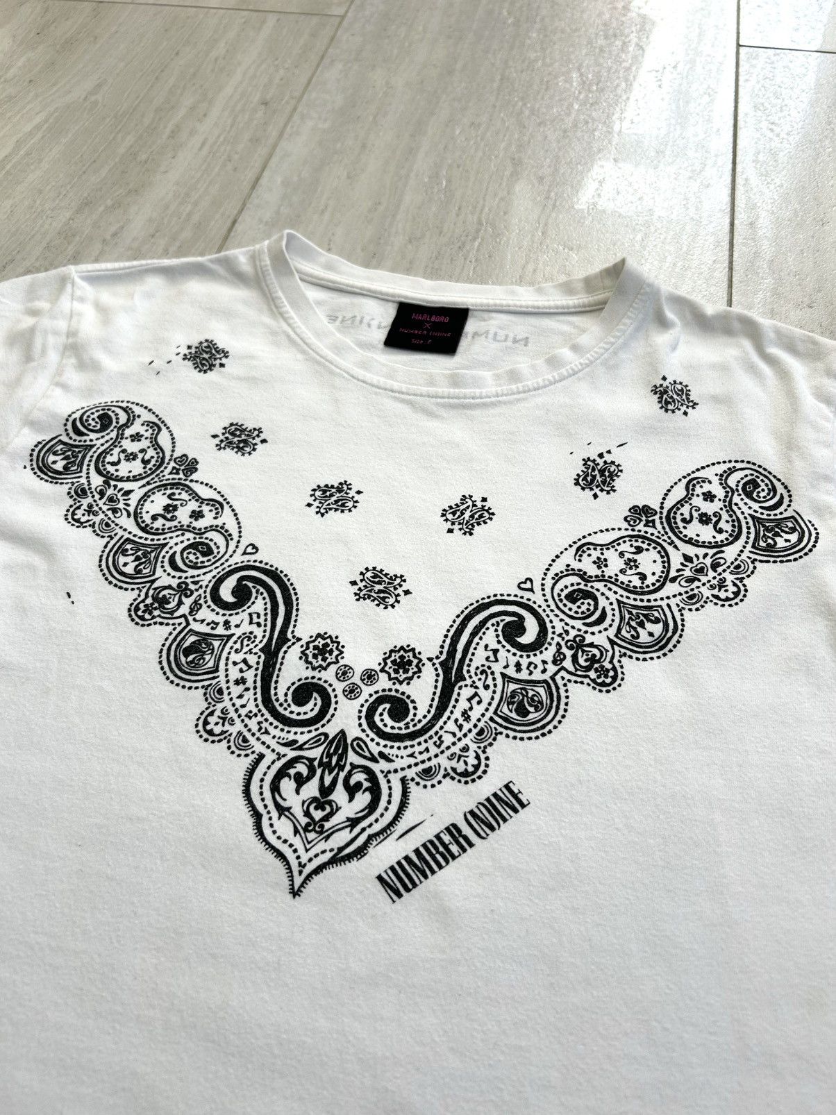 Vintage Number (N)ine x Marlboro Bandana Japanese T-Shirt