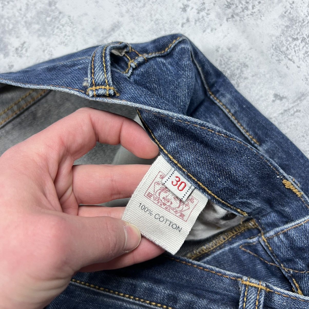 Evisu 00s Evisu Embroidered Logo Vintage Selvedge Denim Pants Size US 30 / EU 46 - 11 Thumbnail