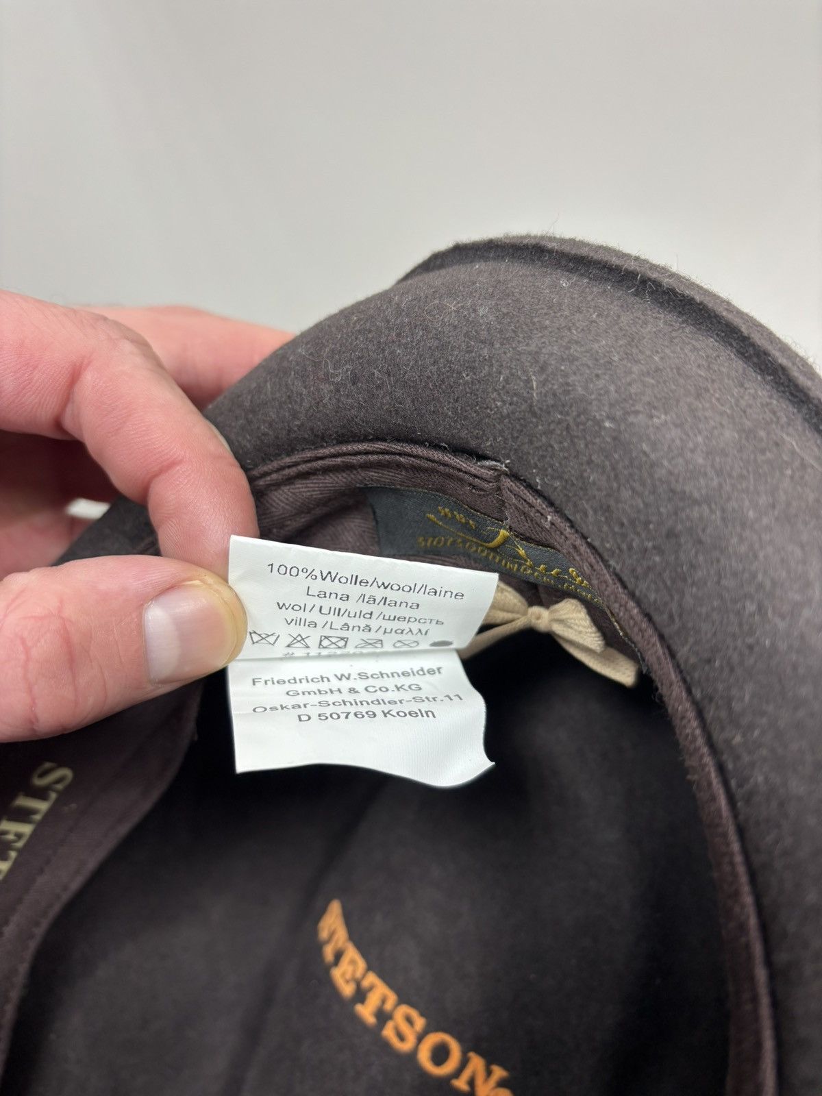Stetson Mens wool hat Stetson Size S Color Brown Size ONE SIZE - 10 Thumbnail