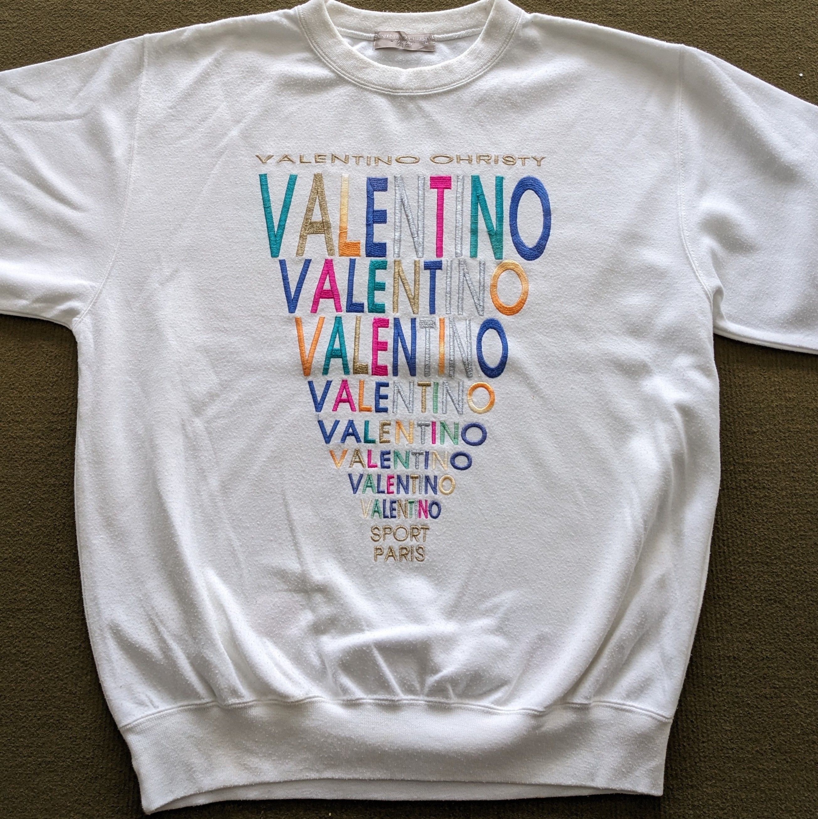 Valentino Vintage VALENTINO CHRISTY Crewneck Sweatshirt Size US M / EU 48-50 / 2 - 2 Thumbnail
