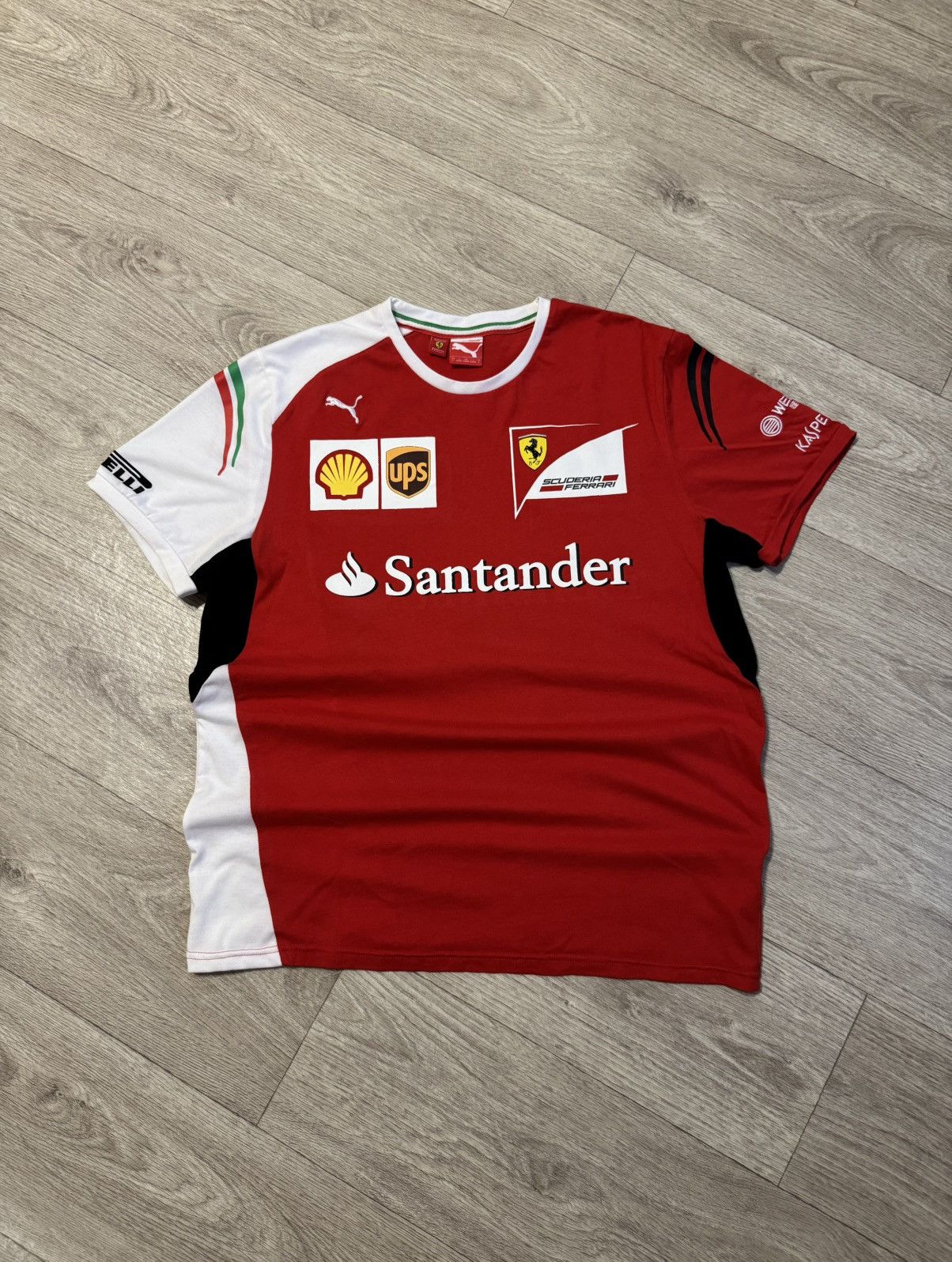 Ferrari 🔷Vintage Puma Ferrari Santander T-shirt🔷 Size US L / EU 52-54 / 3 - 1 Thumbnail