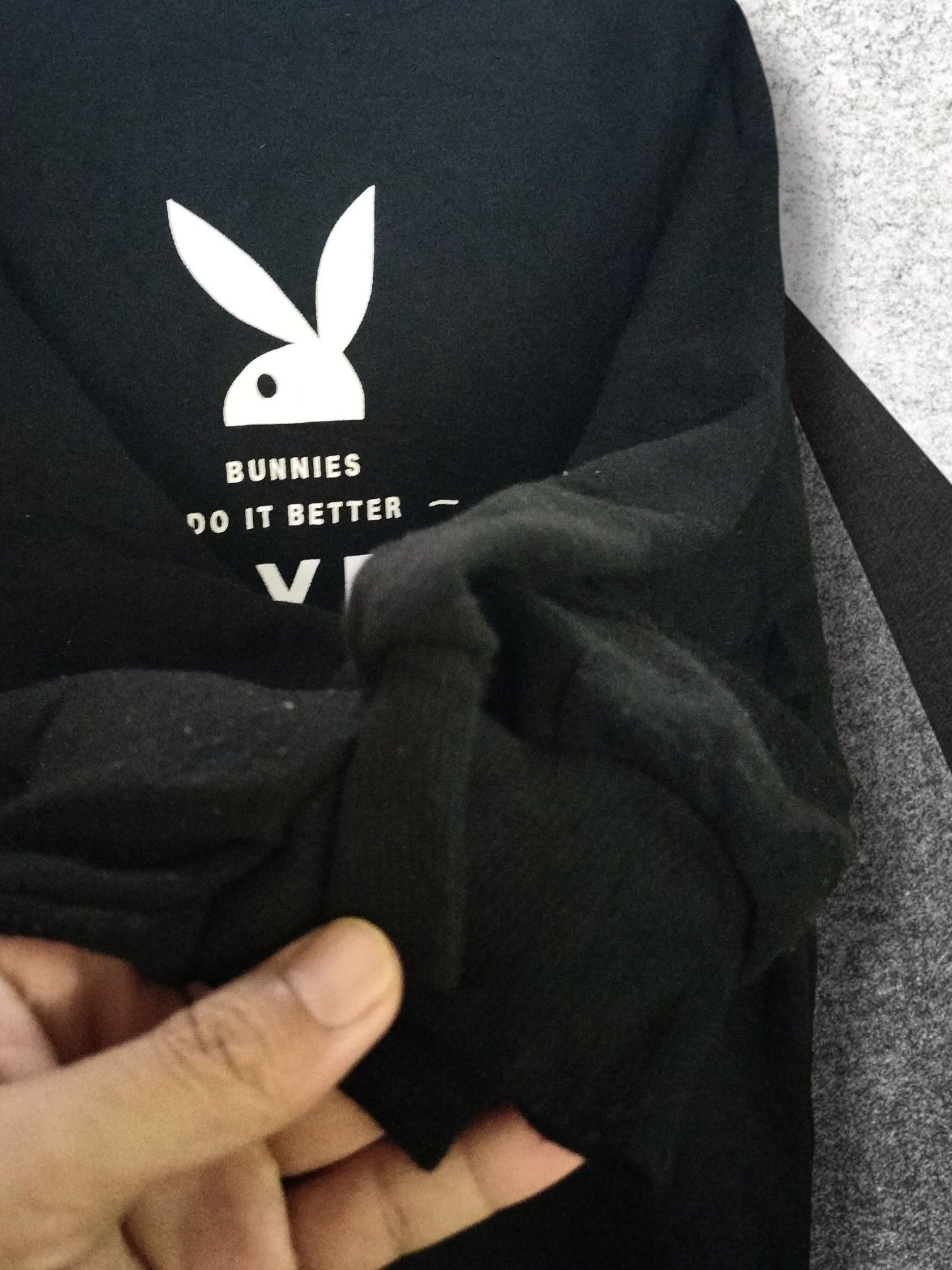 Playboy Vintage Playboy longtrench sweatshirt Black colour street Size US L / EU 52-54 / 3 - 4 Thumbnail