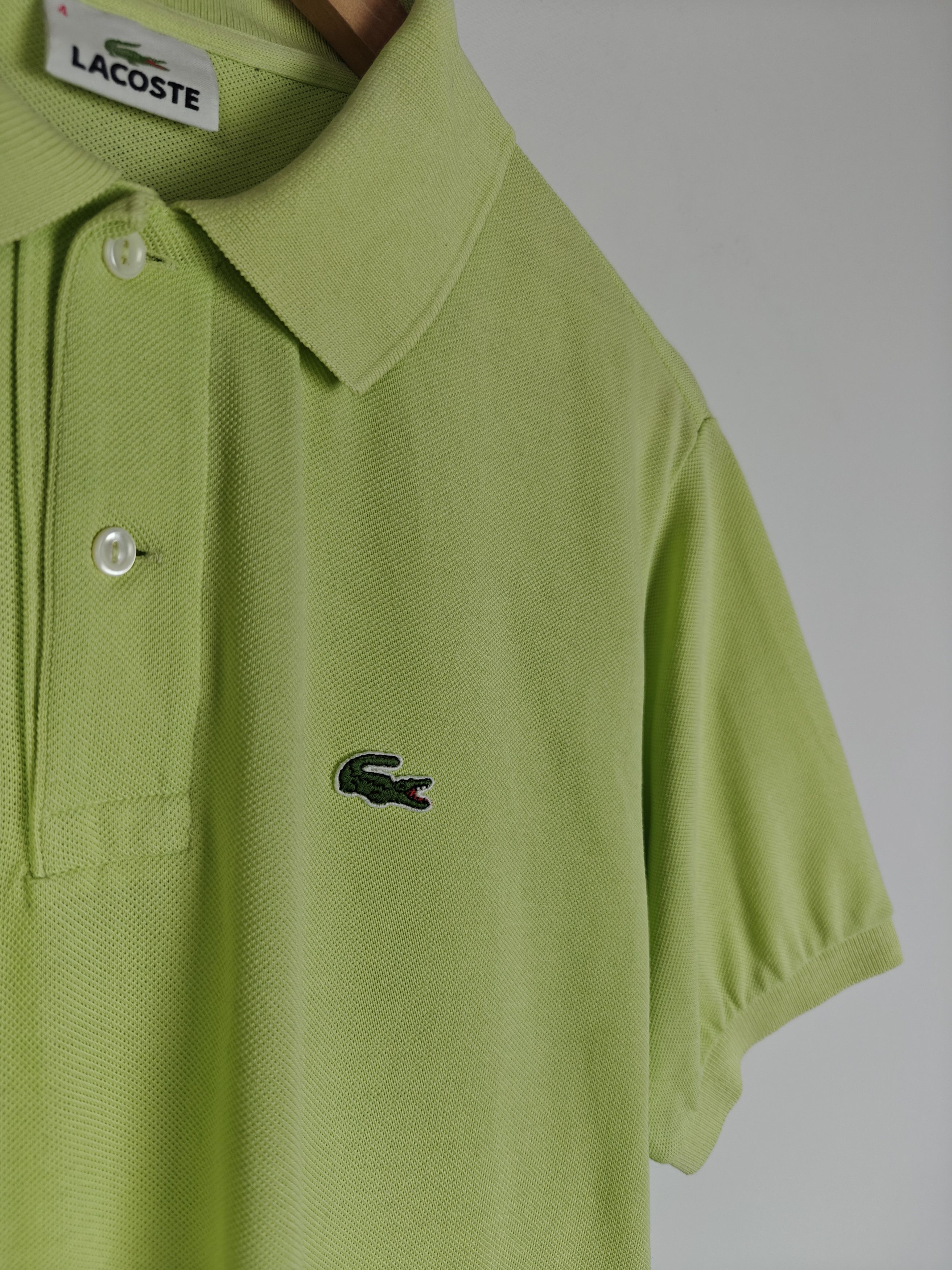 Lacoste Lacoste Basic Polo T-Shirt Collared Chest Logo Green M Size US M / EU 48-50 / 2 - 6 Thumbnail