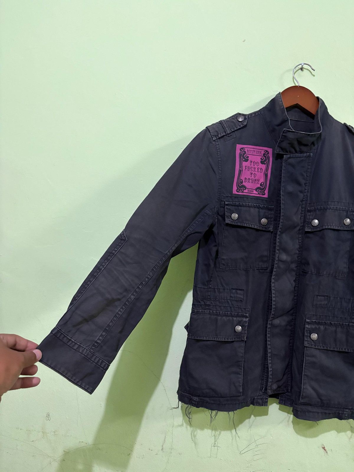 Hysteric Glamour VTG Hysteric Glamour Jacket too Fucked To Dunk skeleton Size US S / EU 44-46 / 1 - 2 Thumbnail