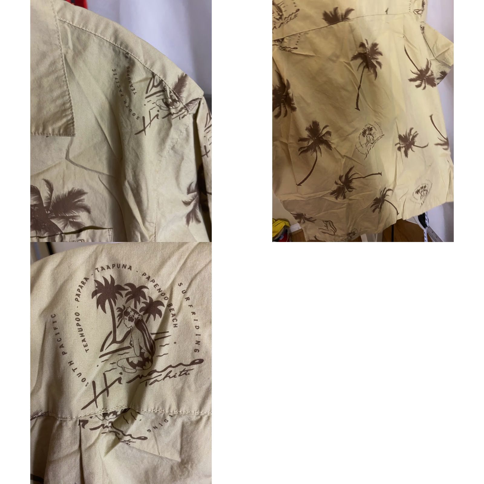 Vintage Hinano Tahiti SHIRT SHORT SLEEVE BUTTON UP Small S Mens Size US S / EU 44-46 / 1 - 9 Thumbnail