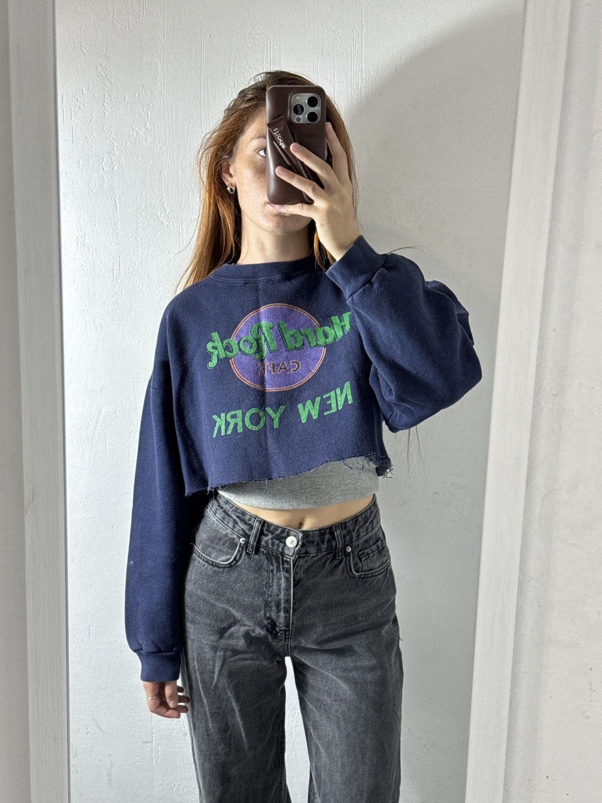 Hard Rock Cafe VINTAGE HARD ROCK RARE CROPPED SWEATSHIRT Size S / US 4 / IT 40 - 1 Thumbnail