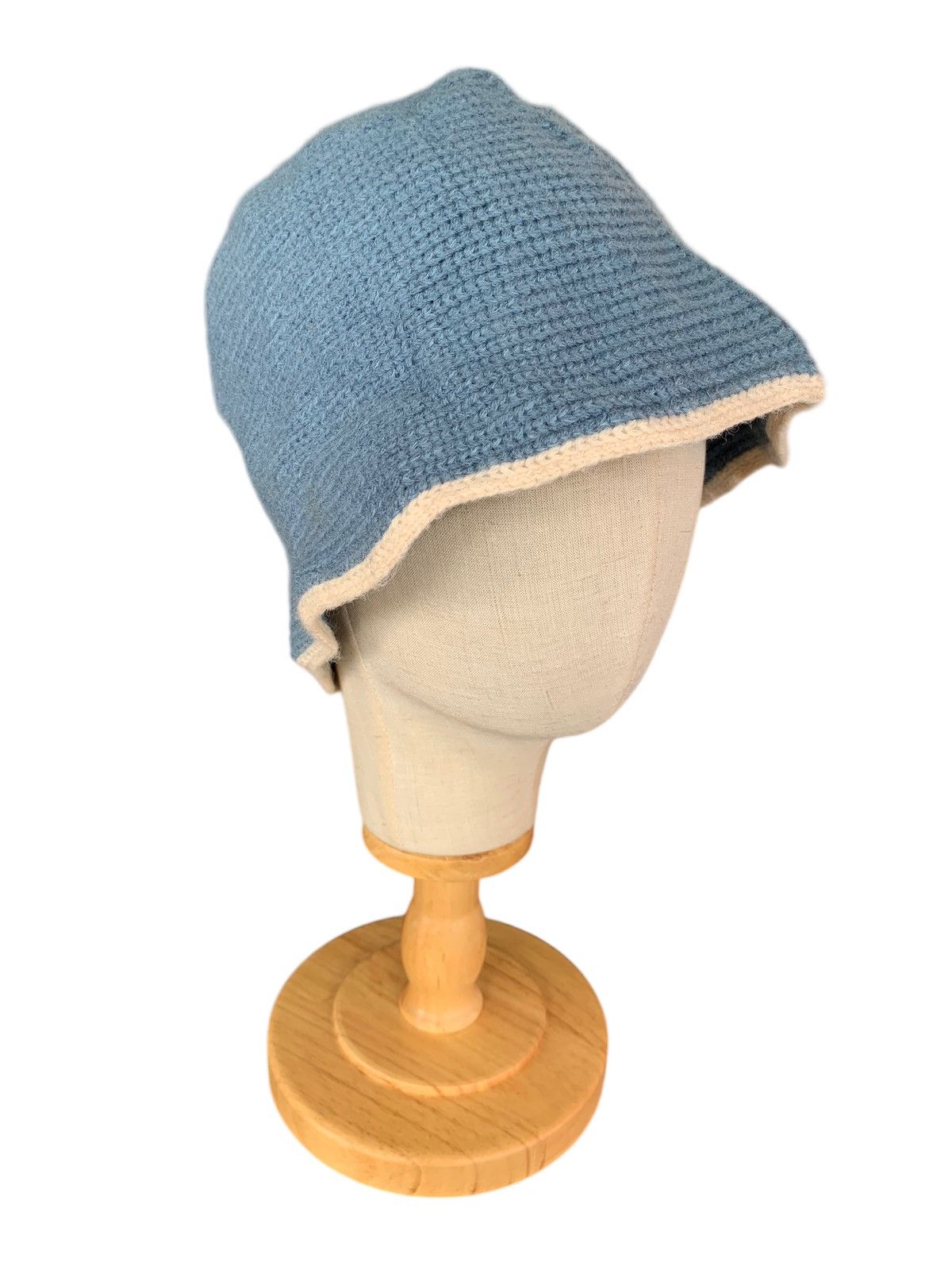 Japanese Brand × Kapital × Vintage Hippies style Blue knitted Bucket Hats Size ONE SIZE - 5 Thumbnail