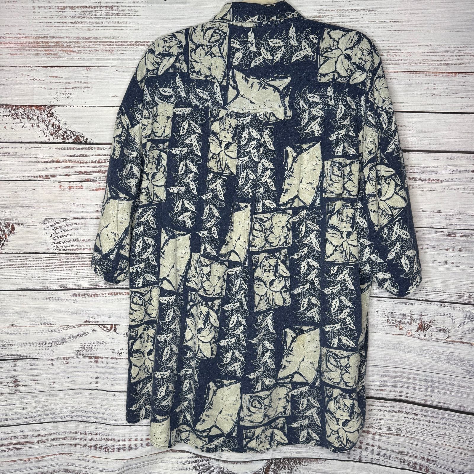 Vintage Summa 100% Silk Hawaiian Shirt Tropical Print Button 2XT Size US XXL / EU 58 / 5 - 3 Thumbnail