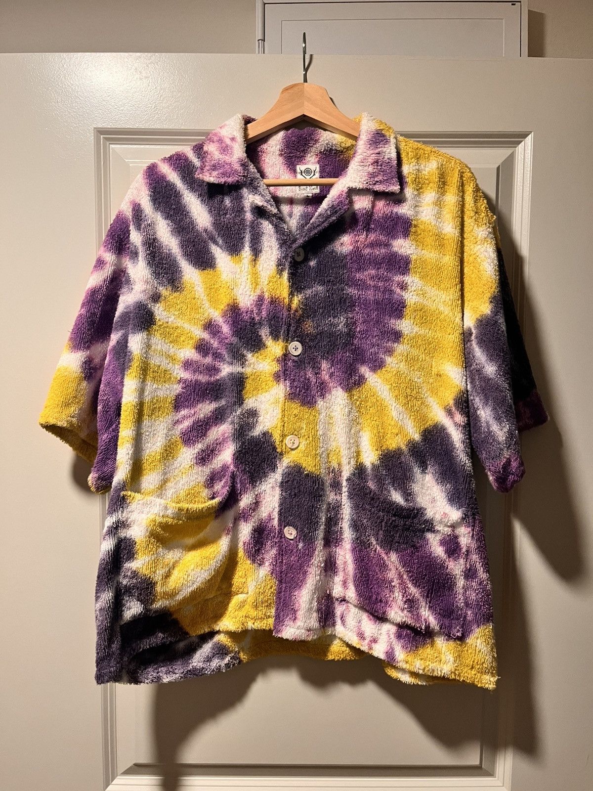 South2 West8 South2 West8 Tie-Dye Cabana Shirt Size US L / EU 52-54 / 3 - 1 Thumbnail