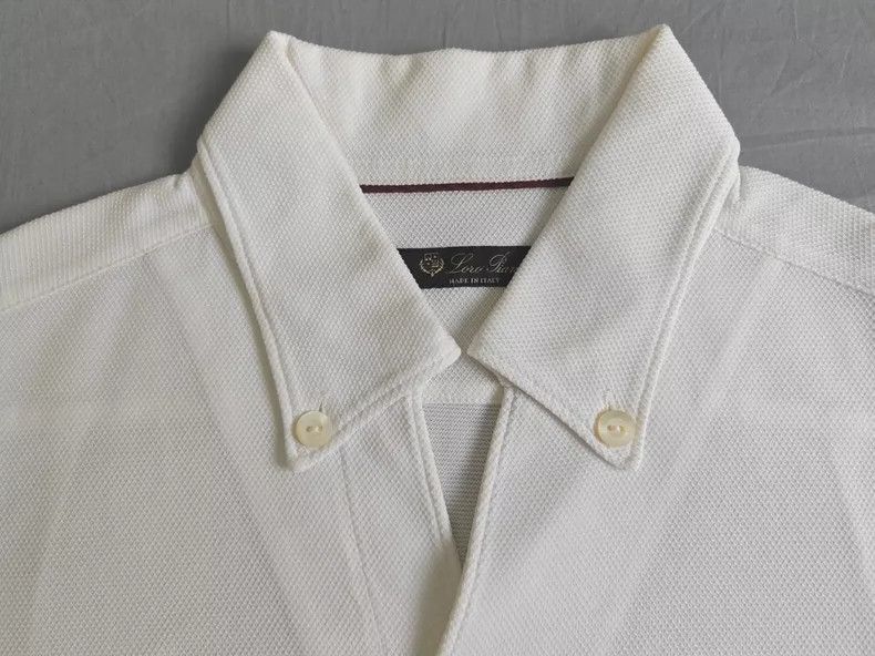 Loro Piana LORO PIANA Men's short-sleeved polo shirt Size S / US 4 / IT 40 - 3 Thumbnail
