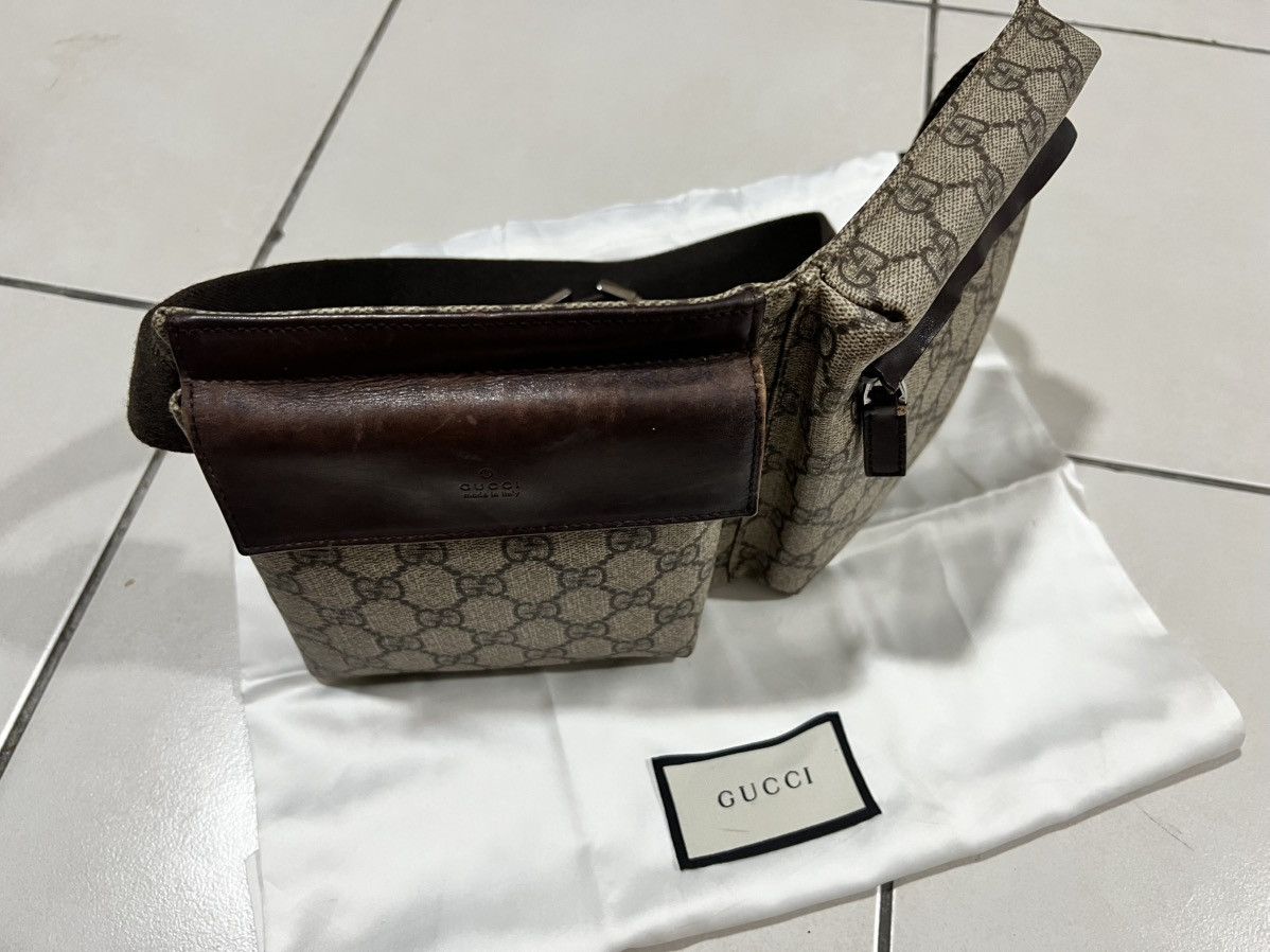 Gucci Gucci Brown GG Supreme Belt Bag Size ONE SIZE - 4 Thumbnail