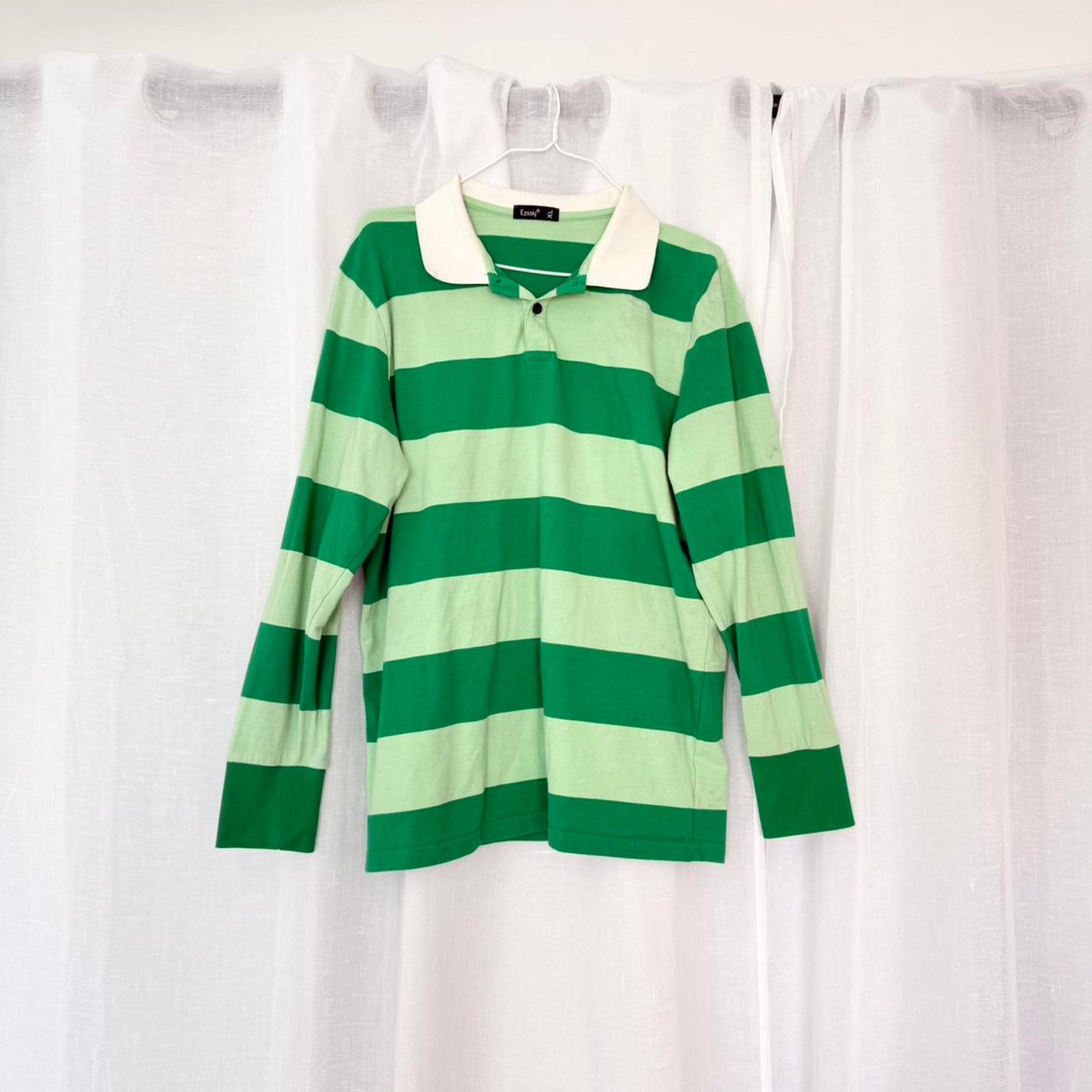 Other Green striped rugby long sleeve Size XL / US 12-14 / IT 48-50 - 3 Thumbnail