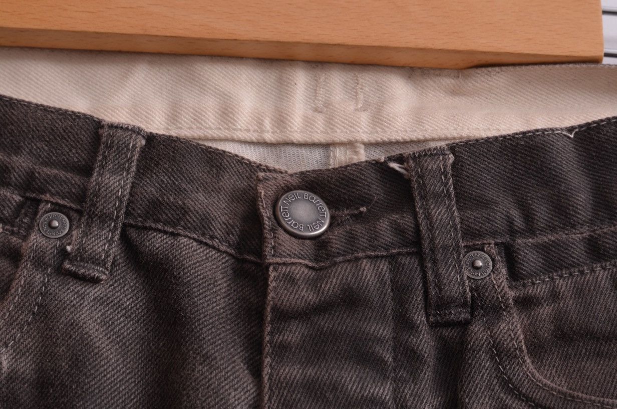 Black Barrett Neil Barrett Distressed Denim Nice Design Biker Jeans Size US 32 / EU 48 - 4 Thumbnail