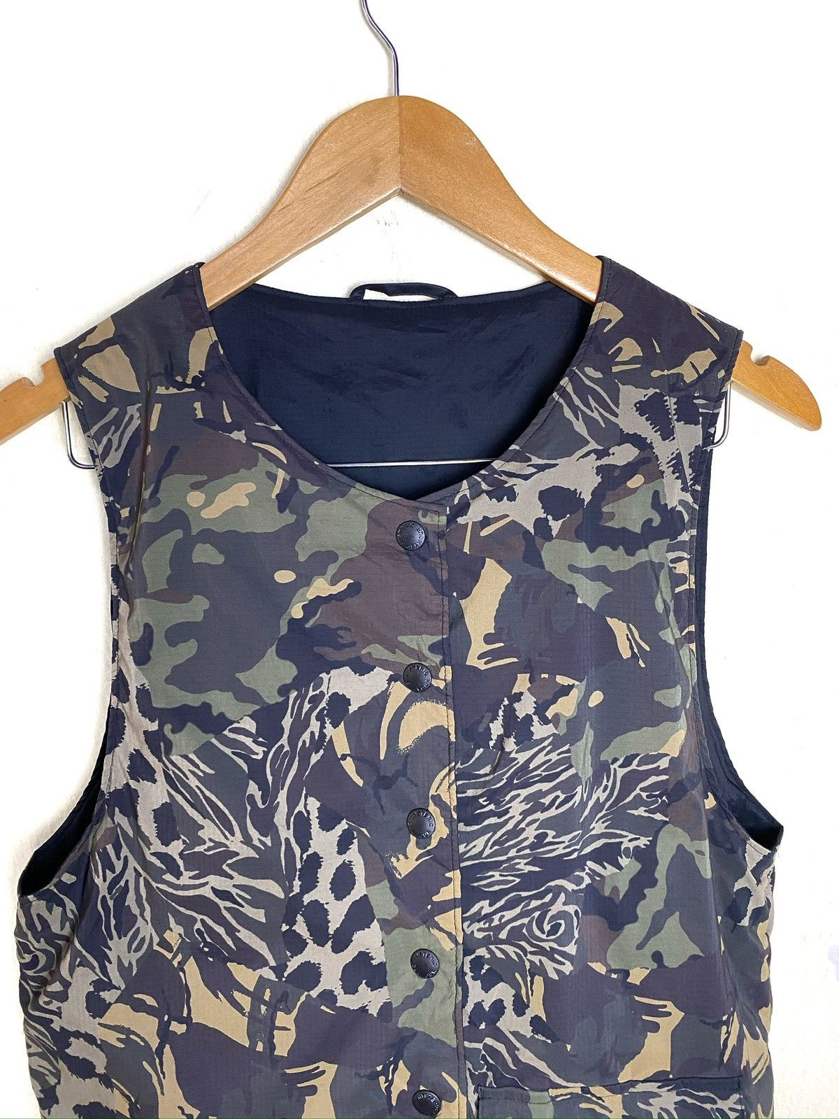 Hysteric Glamour Rare🔥Hysteric Glamour Reversible Camo Polartec Vest Jacket Size US XS / EU 42 / 0 - 5 Thumbnail