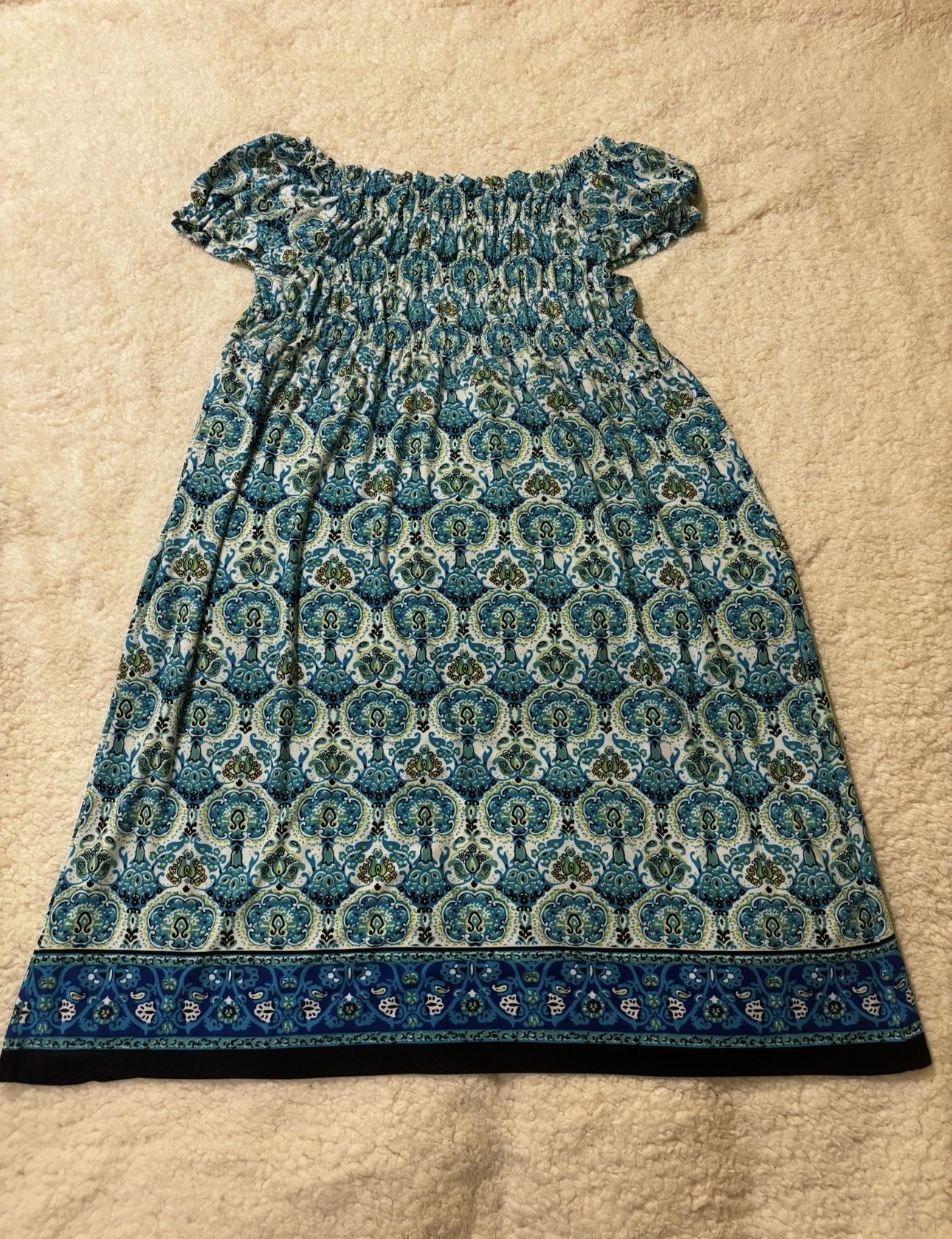 Other Blue & green sleeveless dress1600 Size M / US 6-8 / IT 42-44 - 10 Thumbnail