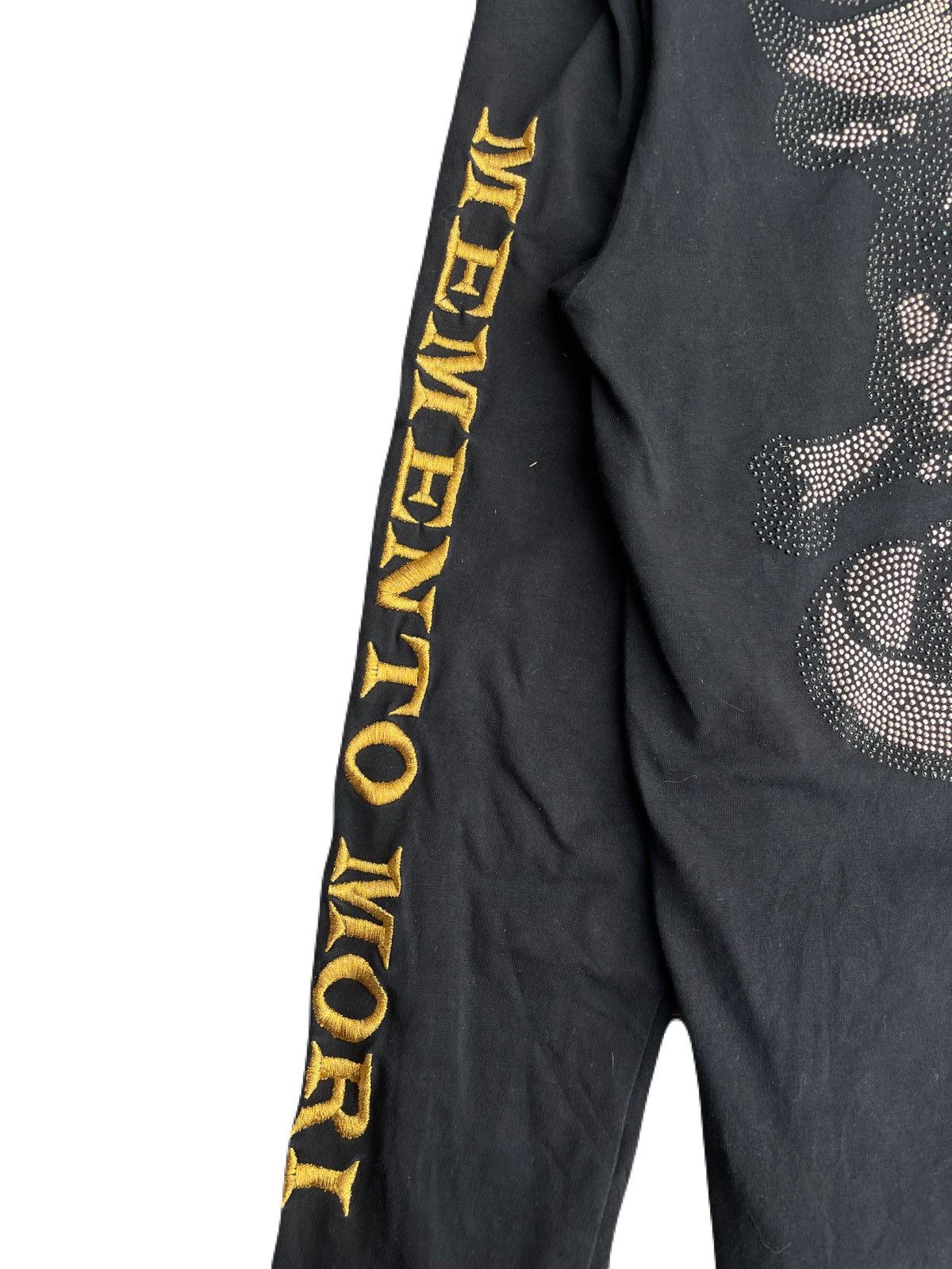 If Six Was Nine 2000s Japanese archive Vkei Rhinestone Skull Long Sleeve Tee Size US S / EU 44-46 / 1 - 5 Thumbnail