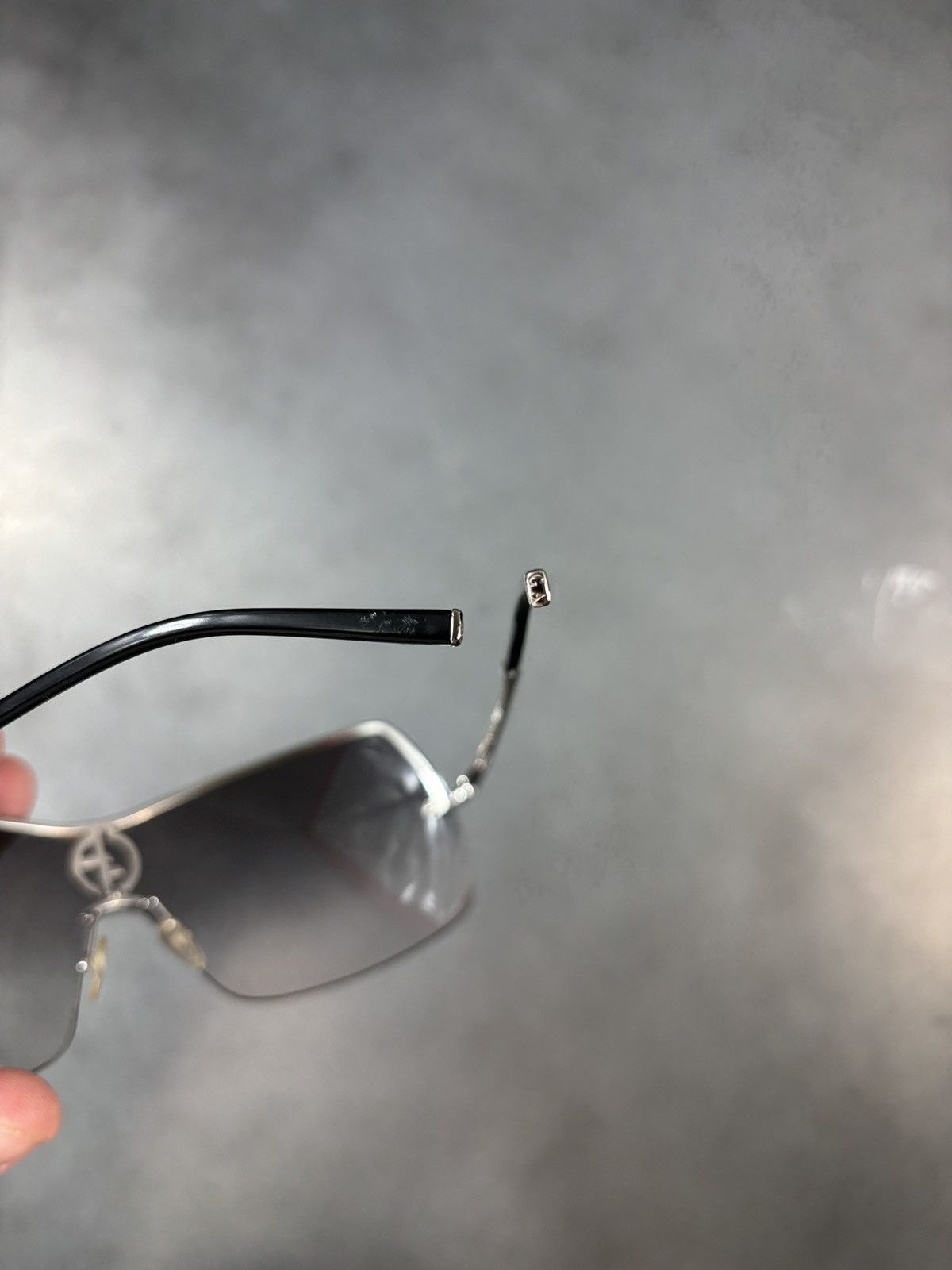 Giorgio Armani 2000s Giorgio Armani Shield Sunglasses GA 329/S Y2K Metal Size ONE SIZE - 12 Thumbnail
