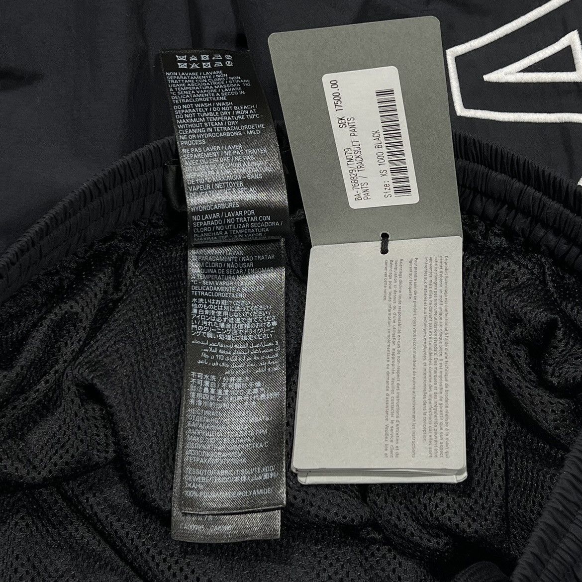 Balenciaga Balenciaga Wide Leg Logo Pants Size US 30 / EU 46 - 5 Thumbnail