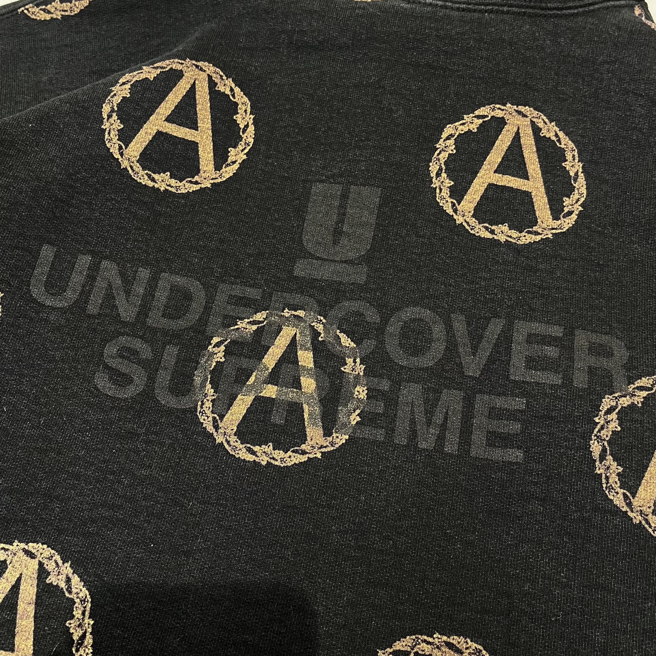 Supreme × Undercover Supreme x Underccover Anarchy Hooded Sweatshirt Black Size US M / EU 48-50 / 2 - 3 Thumbnail