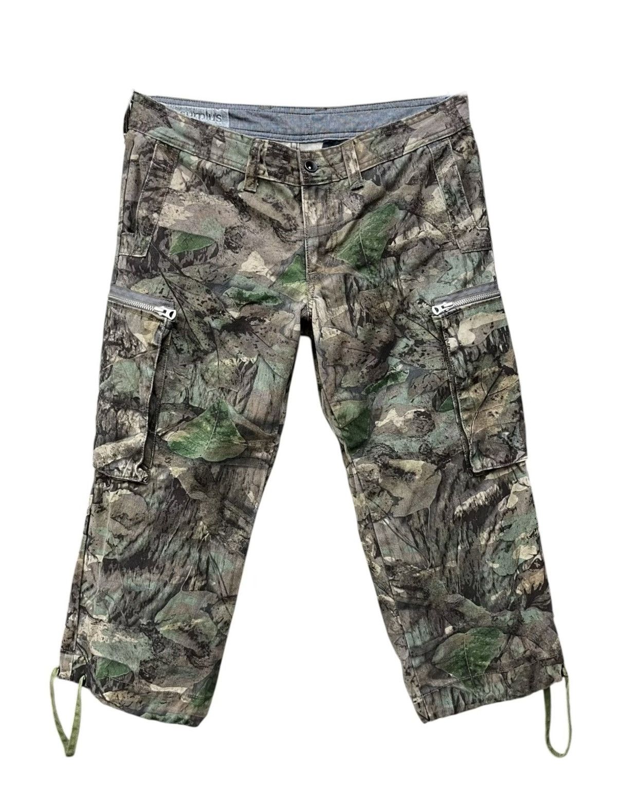 Japan Blue Vintage Blueway Surplus Realtree Camo Cargo Shorts Size US 30 / EU 46 - 1 Thumbnail