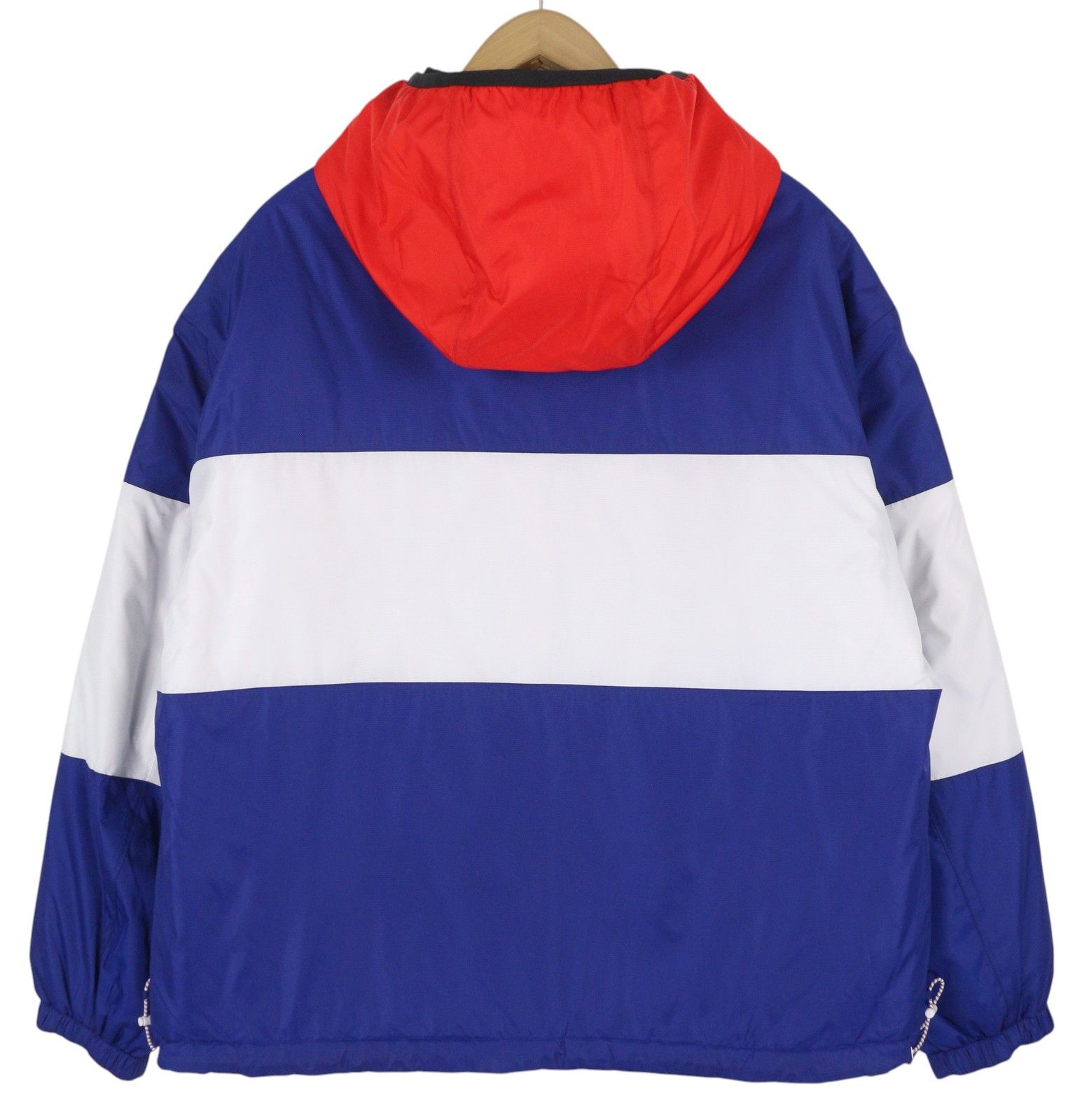 Tommy Hilfiger REVERSIBLE QUILTED M Blue Quilted Hooded Zip Jacket 86388 Size US M / EU 48-50 / 2 - 2 Thumbnail