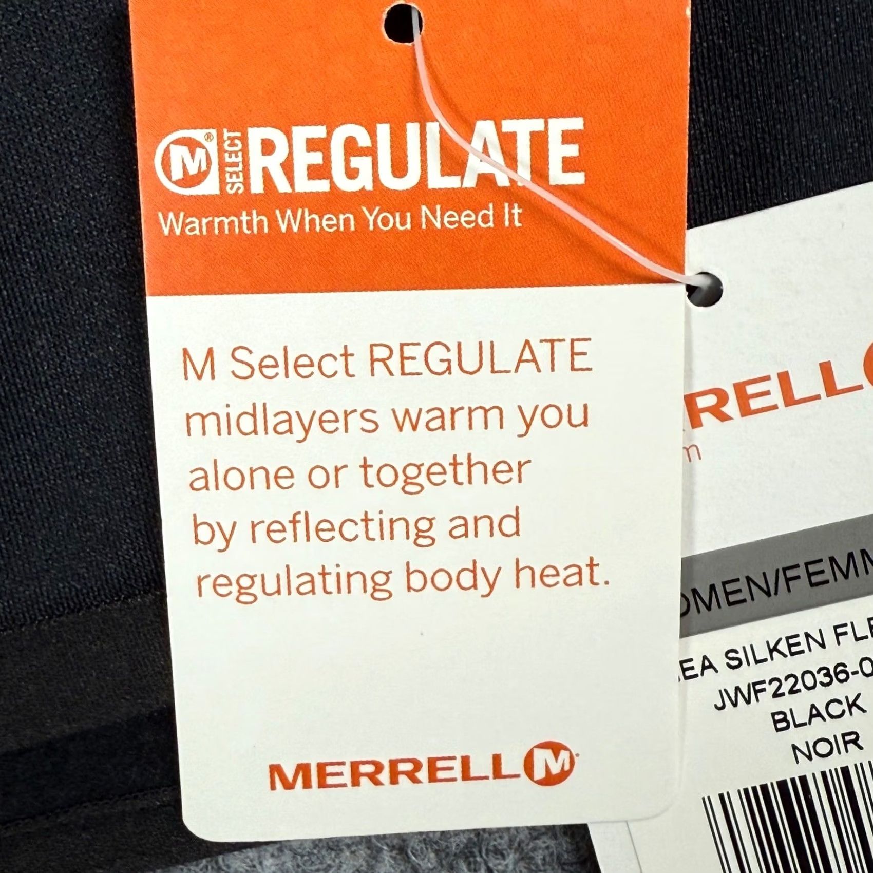 Merrell Merrell Hoodie M Select Regulate Black Fleece Outdoor Hooded Pullover Thumbhole Womens Size M / US 6-8 / IT 42-44 - 7 Thumbnail