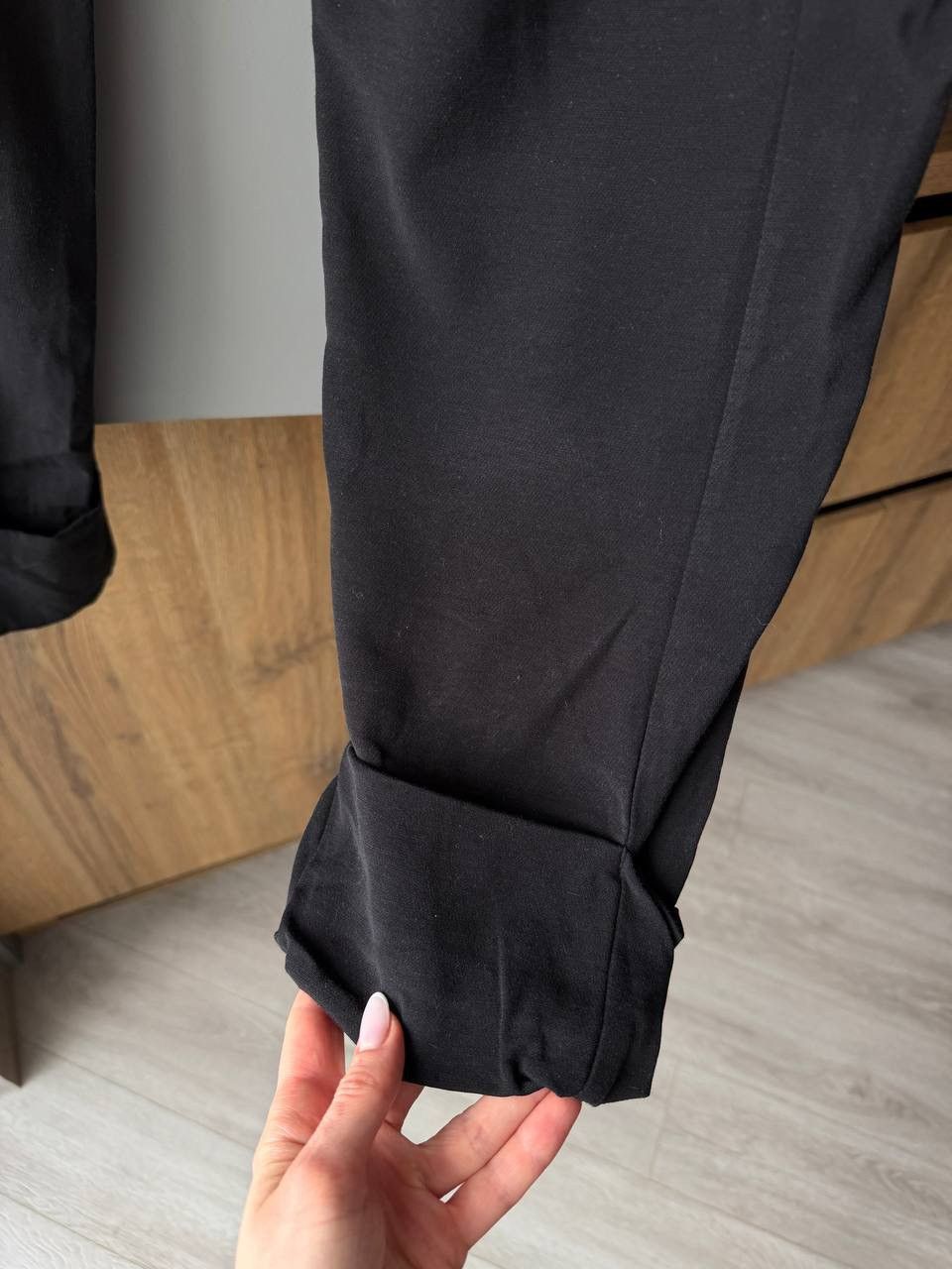 Thom Krom Black Cotton Linen DropCrotch Casual Pants Size US 32 / EU 48 - 7 Thumbnail