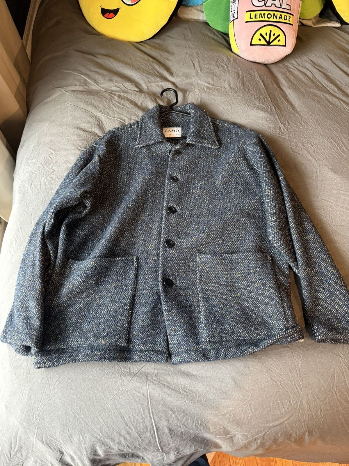 CAMO by Stefano Ughetti Tisserand Jacket Warm Cotton Blue