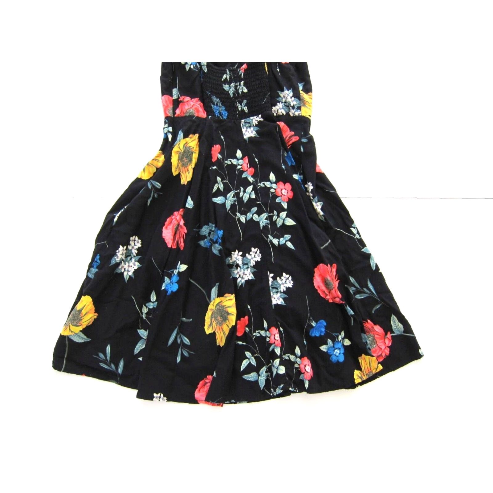 Old Navy Old Navy Floral Slip Tank Sun Dress XS Women Black Green Yellow Pink Floral Patterns 100% Rayon Swing Dress XS Women Size XS / US 0-2 / IT 36-38 - 6 Thumbnail