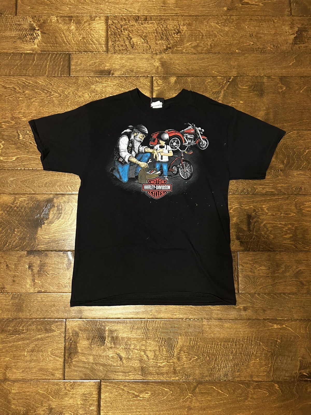 Harley Davidson × Vintage × West Coast Choppers Y2K Davidson Black Tee Size US M / EU 48-50 / 2 - 1 Thumbnail