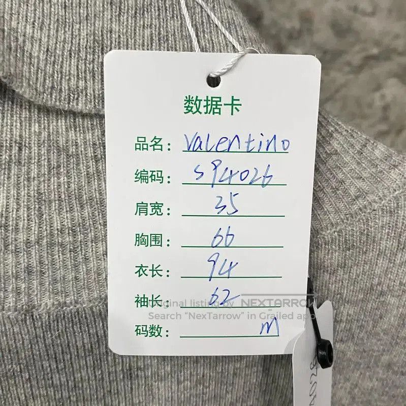 Valentino Valentino Gray Long Sleeve Dress for Women . Size M / US 6-8 / IT 42-44 - 8 Thumbnail