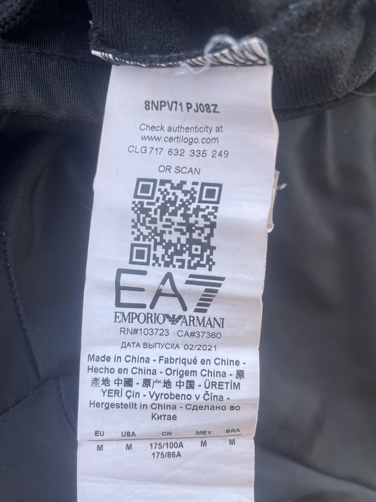Emporio Armani Emporio Armani Black Pants Size US 31 - 7 Thumbnail