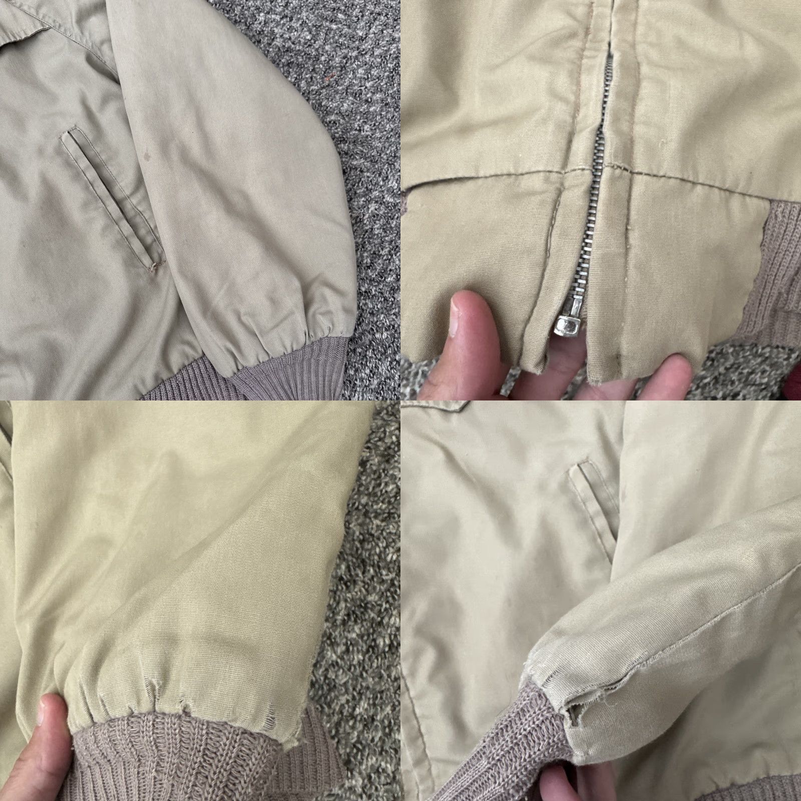 Vintage Vintage West Wind Jacket Coat Mens L Tan Cotton Blend Lined 70s 80s USA Ranch Casual Coat Winter Fall Spring Sound USA Men Lup Size US L / EU 52-54 / 3 - 8 Thumbnail