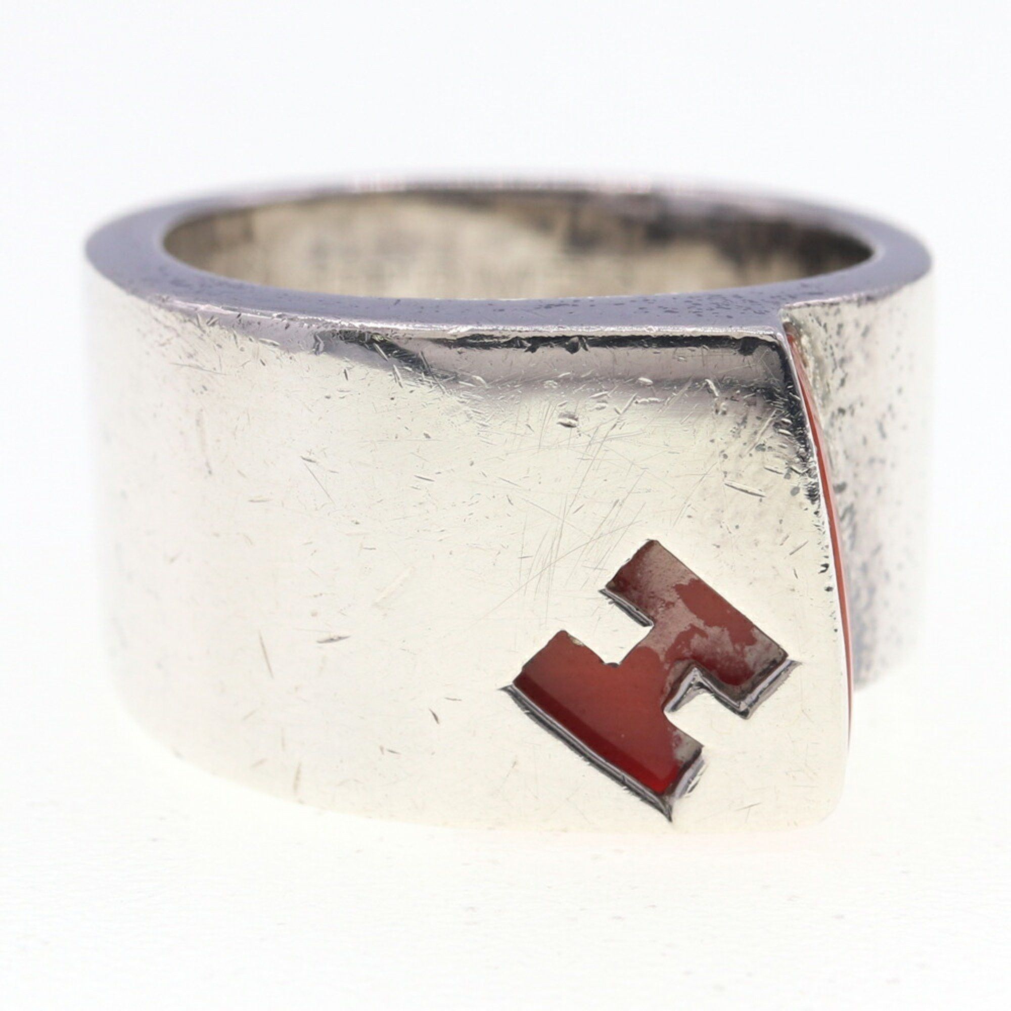 image of Hermes Ring Candy Sv Sterling Silver H For Women Hermes