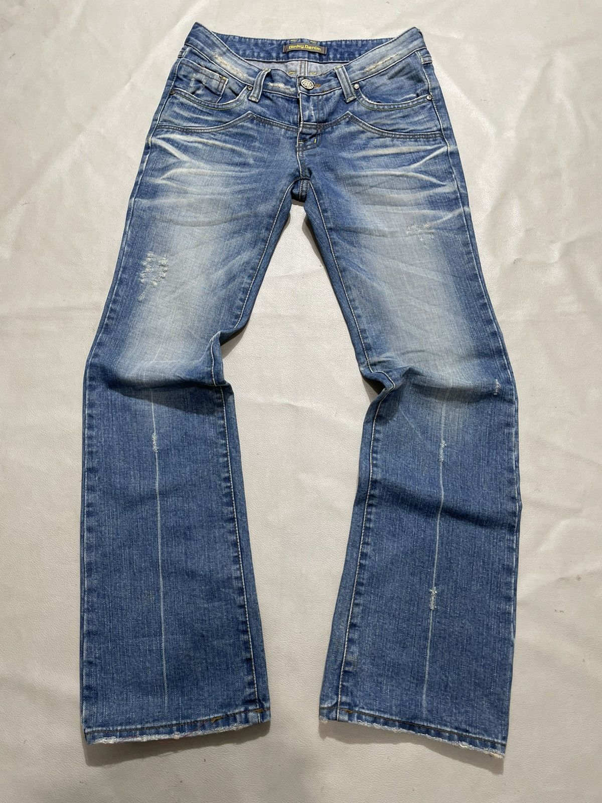 Tornado Mart Dinky jeans Flared Low rise Jeans Size US 26 / EU 42 - 1 Thumbnail