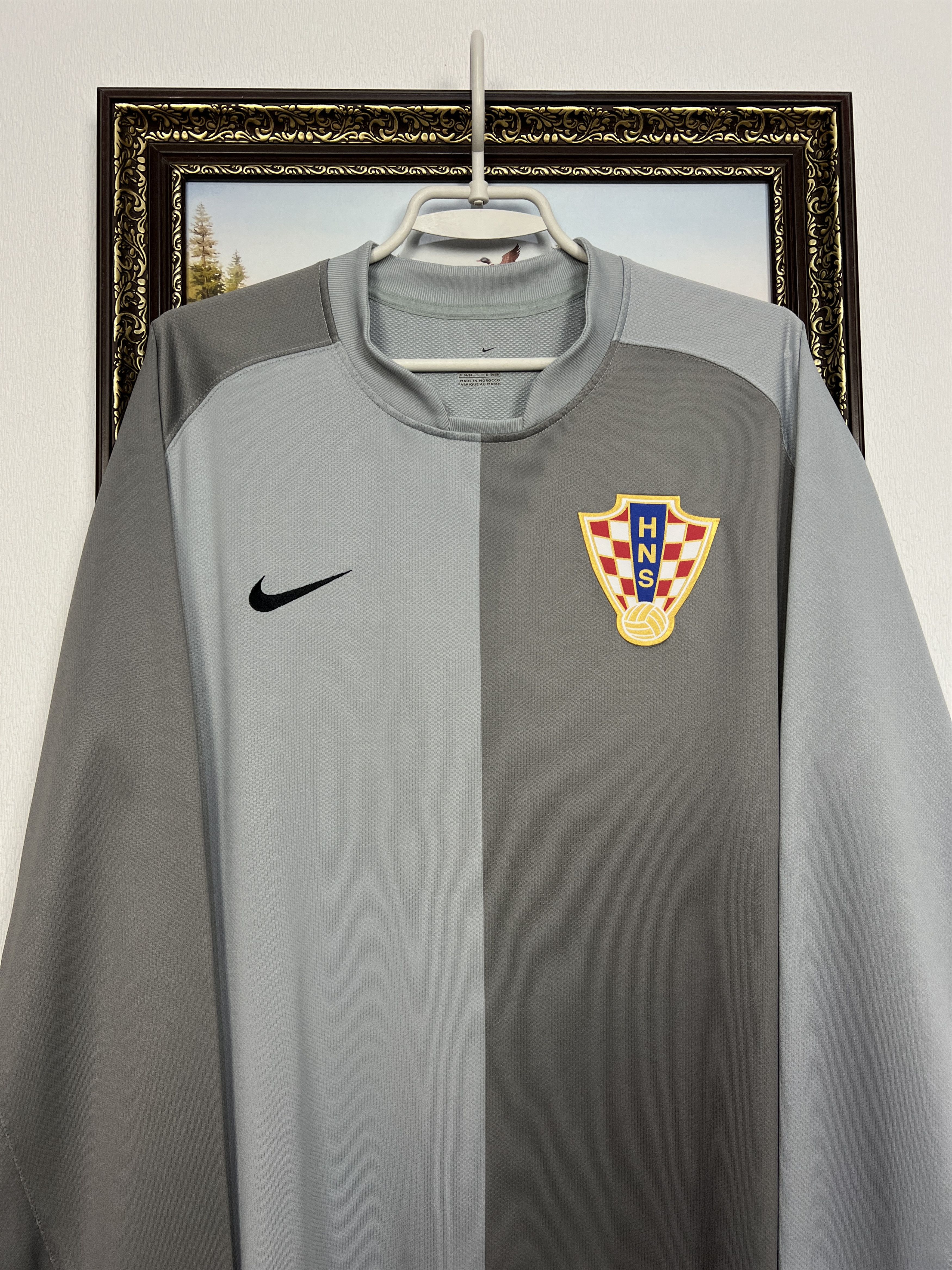 Nike Croatia Goalkeeper football shirt 2006 Soccer Jersey Trikot Size US XL / EU 56 / 4 - 2 Thumbnail