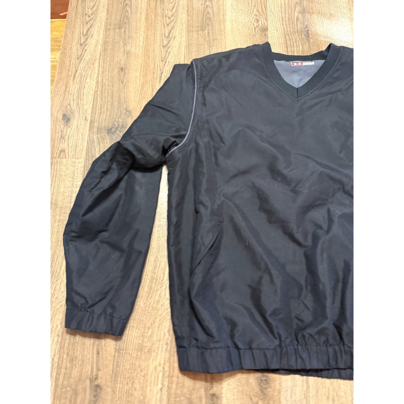 Vintage Grand Slam Sweater Mens Size M Black Pullover V-Neck Windbreaker Knit Long Sleeve Casual Regular Sweatshirt Size US M / EU 48-50 / 2 - 3 Thumbnail