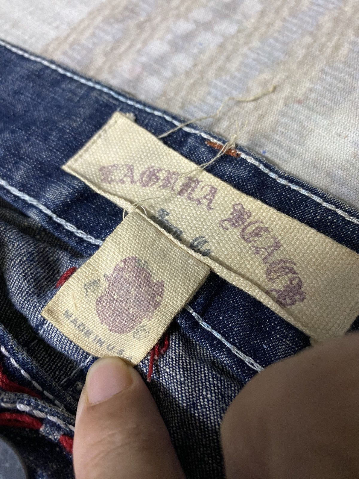 Jean × Vintage Vintage Laguna Beach Jeans Distressed Jean Boot Cut Made Usa Size US 42 / EU 58 - 13 Thumbnail