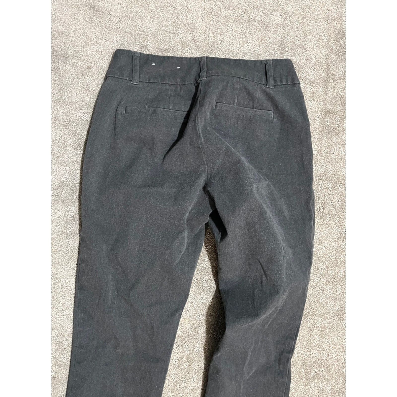 Loft VINTAGE Loft Outlet Gray Dress Pants Curvy Skinny Ankle Women’s Size 2 Rear Pockets Lounge? Size 26" / US 2 / IT 38 - 4 Thumbnail