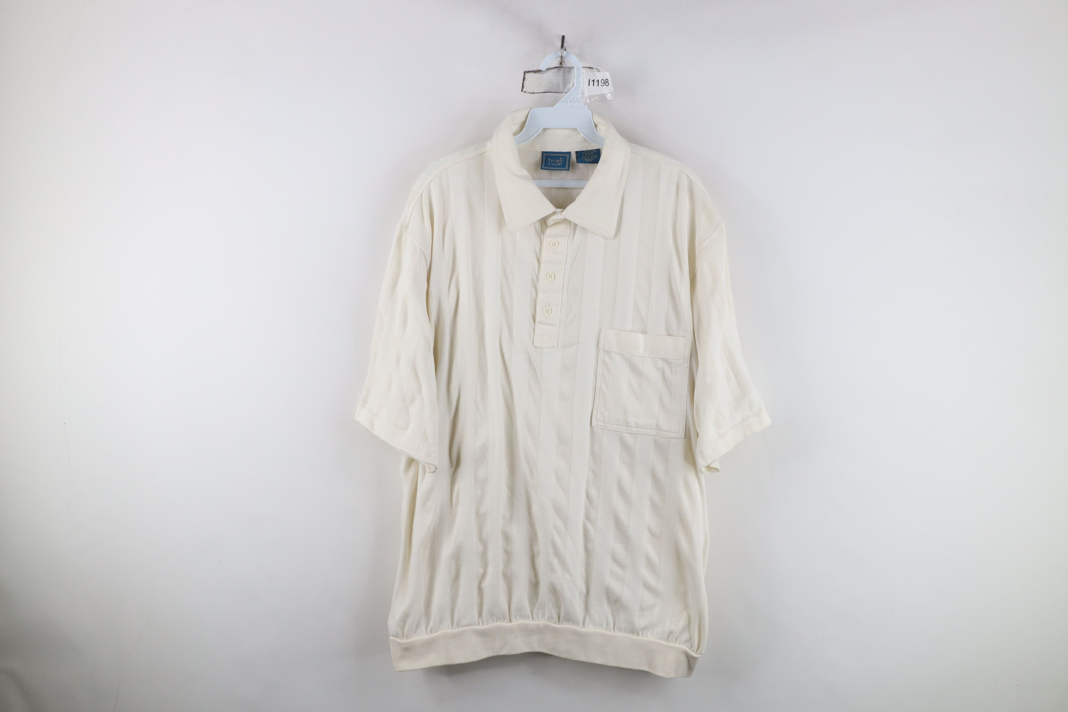 Vintage Vintage 90s Streetwear Knit Collared Pullover Polo Shirt Size US XL / EU 56 / 4 - 1 Thumbnail