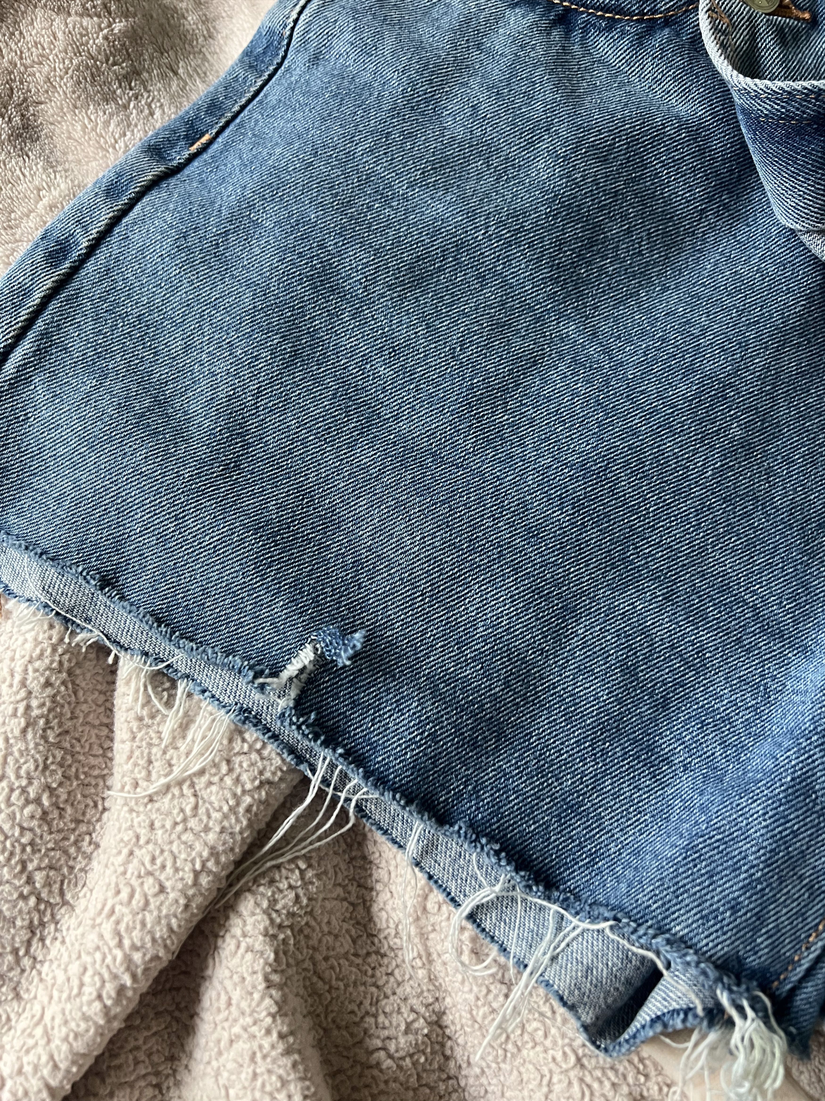 Zara High Waisted Denim Skort Size 30" / US 8 / IT 44 - 7 Thumbnail