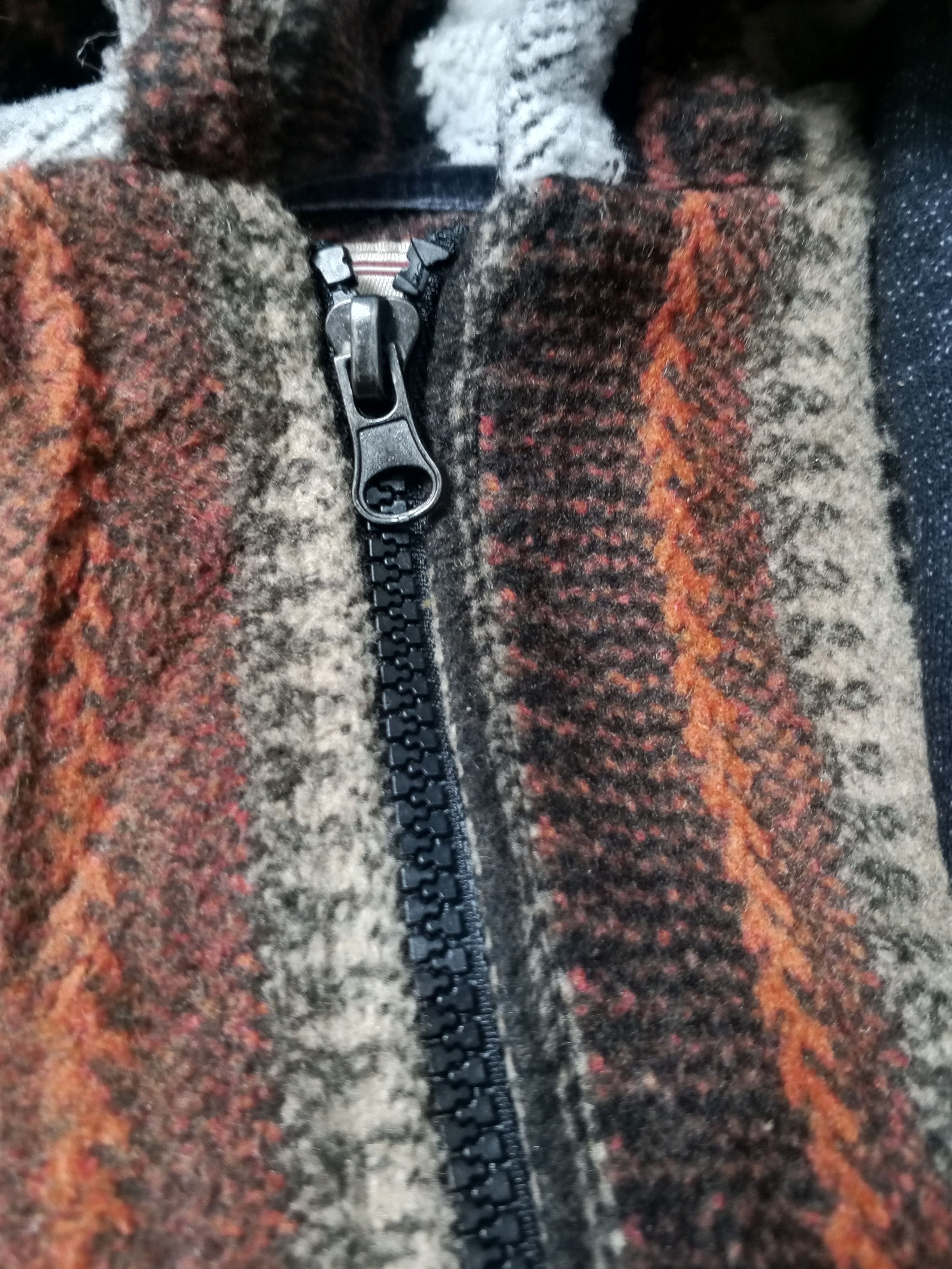 Japanese Brand Double Layer Wool Fullzip Hoodie Asian Japan Style Size US L / EU 52-54 / 3 - 5 Thumbnail