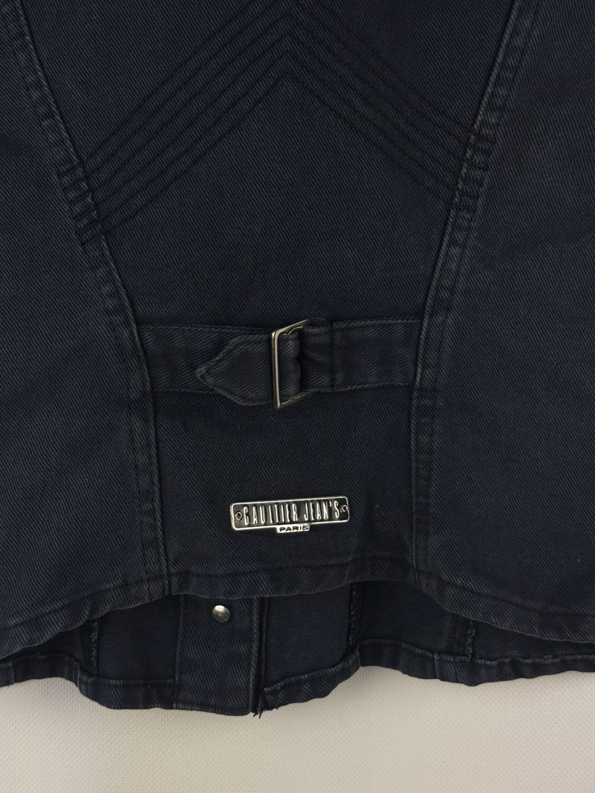 Jean Paul Gaultier JPG Jean Paul Gaultier 22 Drill Vintage 90s Vest Waistcoat Size M / US 6-8 / IT 42-44 - 19 Thumbnail