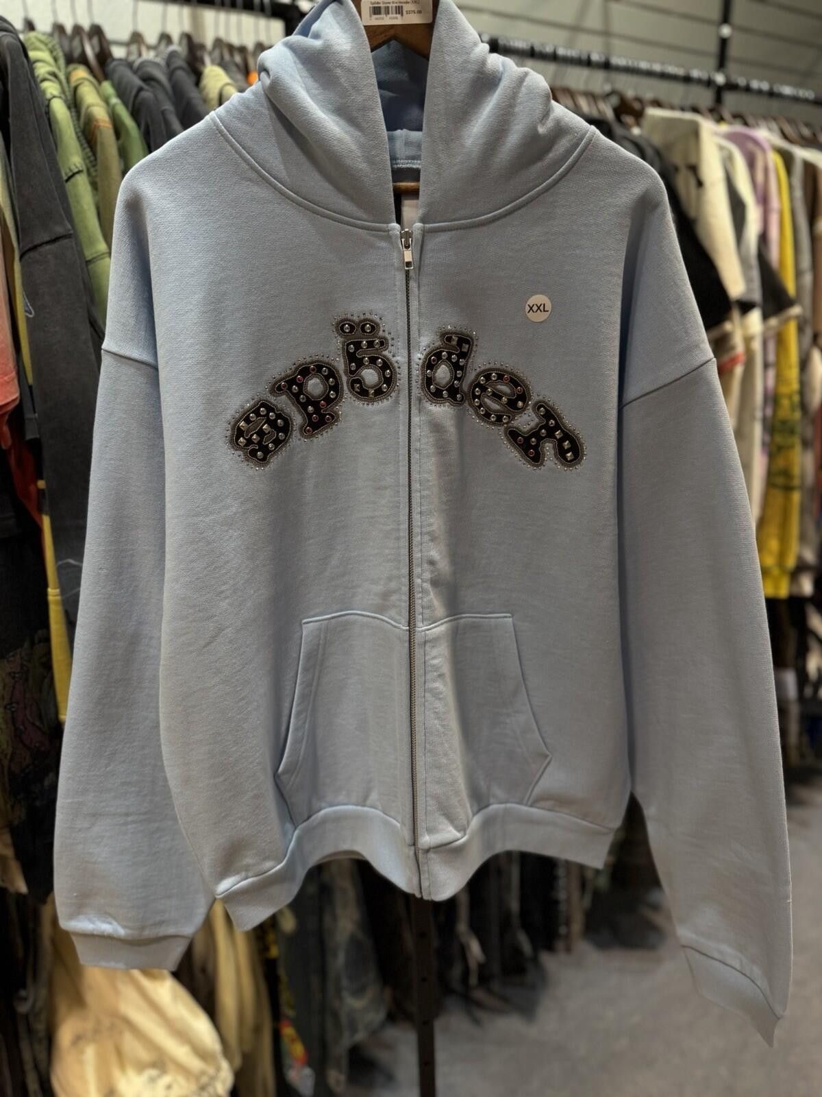 Sp5der Sp5der Blue Stone Zip Up Hoodie Size (XXL) 2026 Size US XXL / EU 58 / 5 - 2 Thumbnail