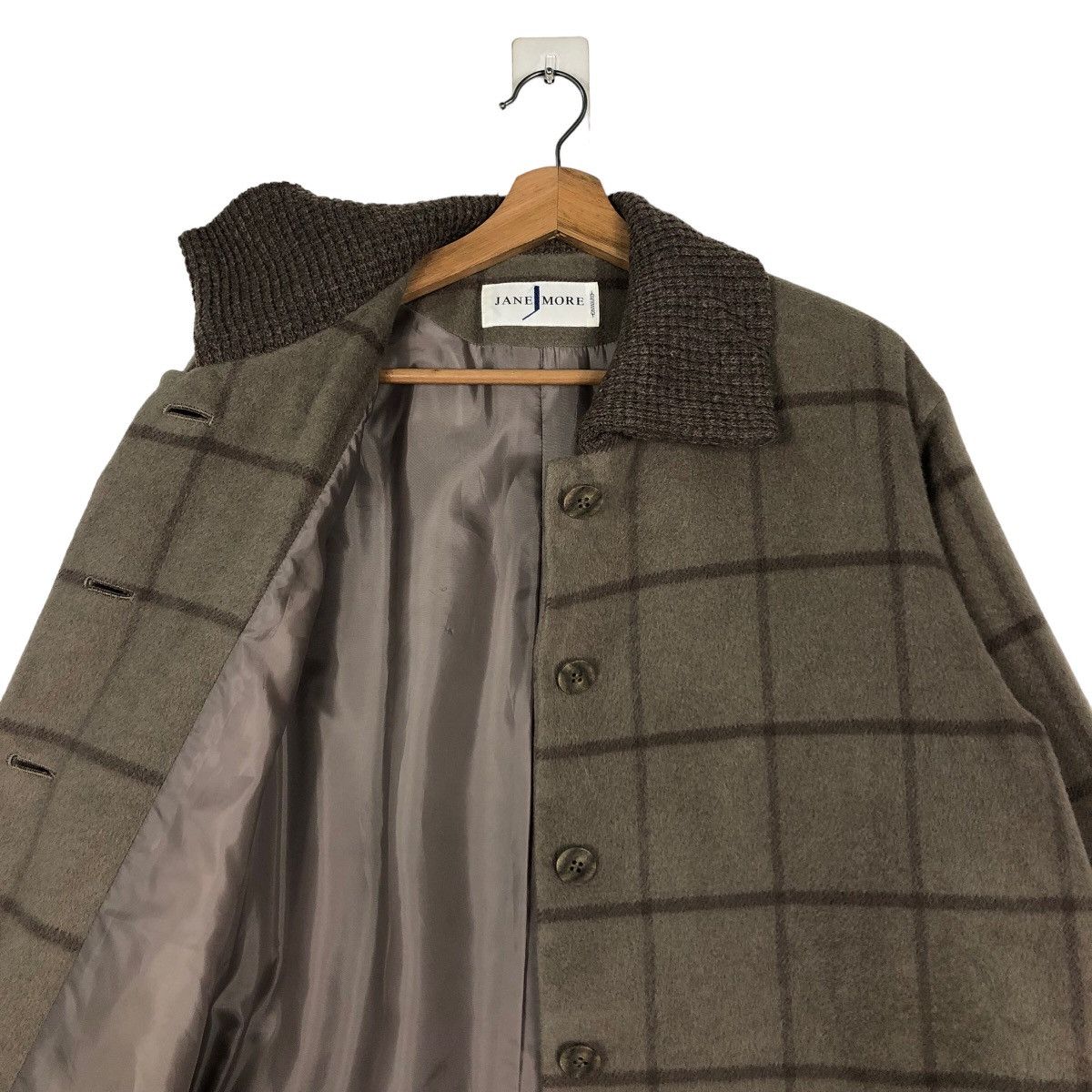 Japanese Brand 🔥Vintage Chore Wool Jacket Jane More Tartan Issey Miyake Size US L / EU 52-54 / 3 - 12 Thumbnail