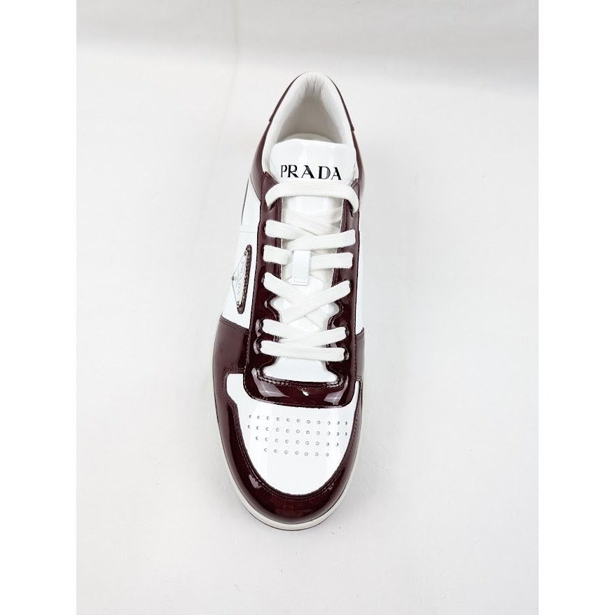 Prada o1rshd1 Low top Sneakers in Bordeaux/Bianco Size US 11.5 / EU 44-45 - 6 Thumbnail