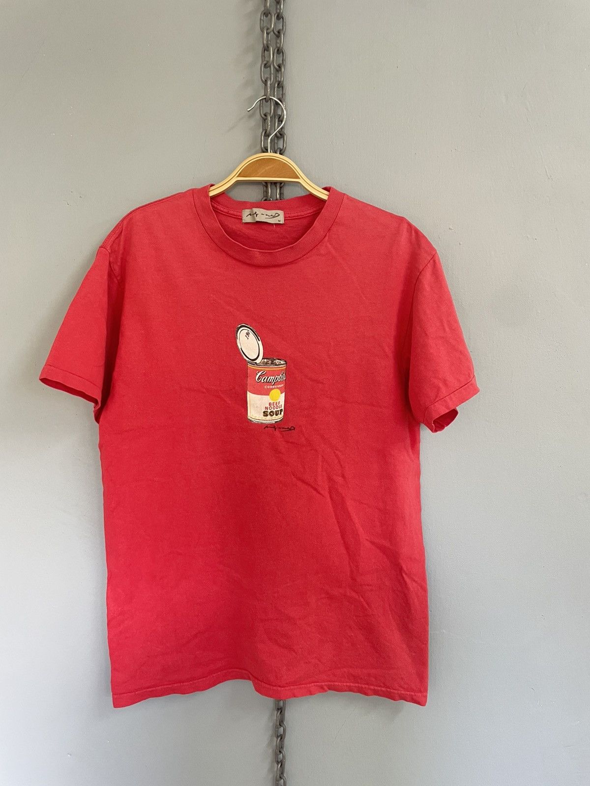 Andy Warhol Vintage 90s Andy Warhol Campbell soup art t shirt Size US M / EU 48-50 / 2 - 1 Thumbnail