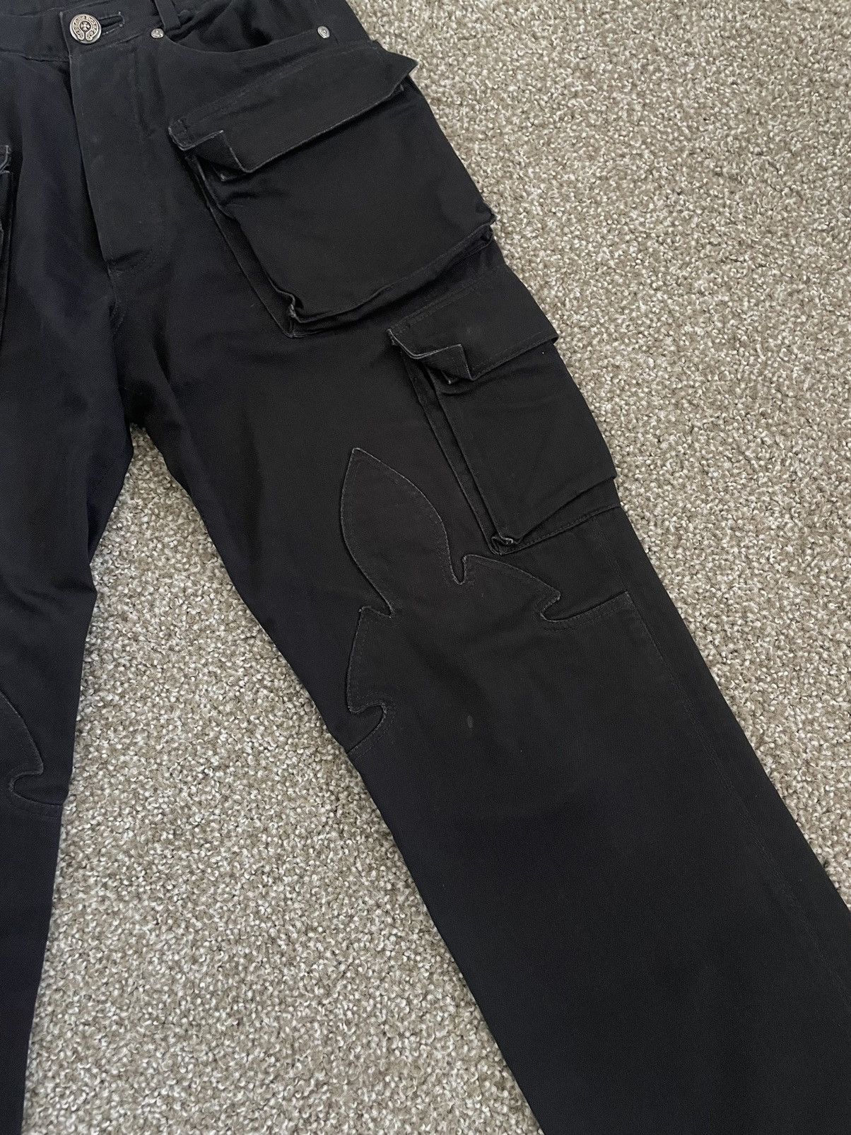 Chrome Hearts Chrome Hearts 9 Pocket Le Fleur Cargo Pants Size US 28 / EU 44 - 3 Thumbnail